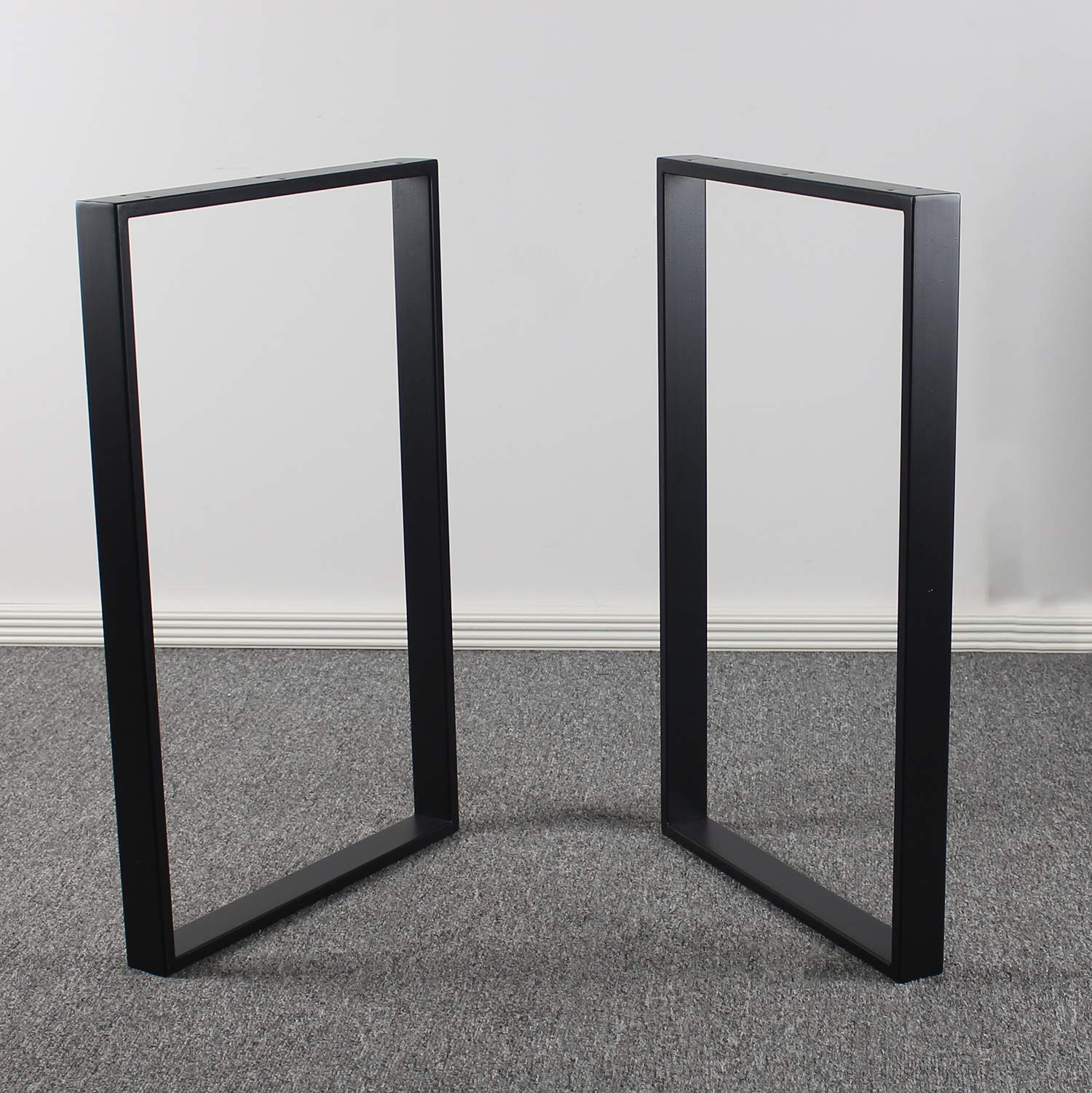 Buy TOKIKA Table Legs H28 x W17.7 Inch Black,Dining Table Legs Metal