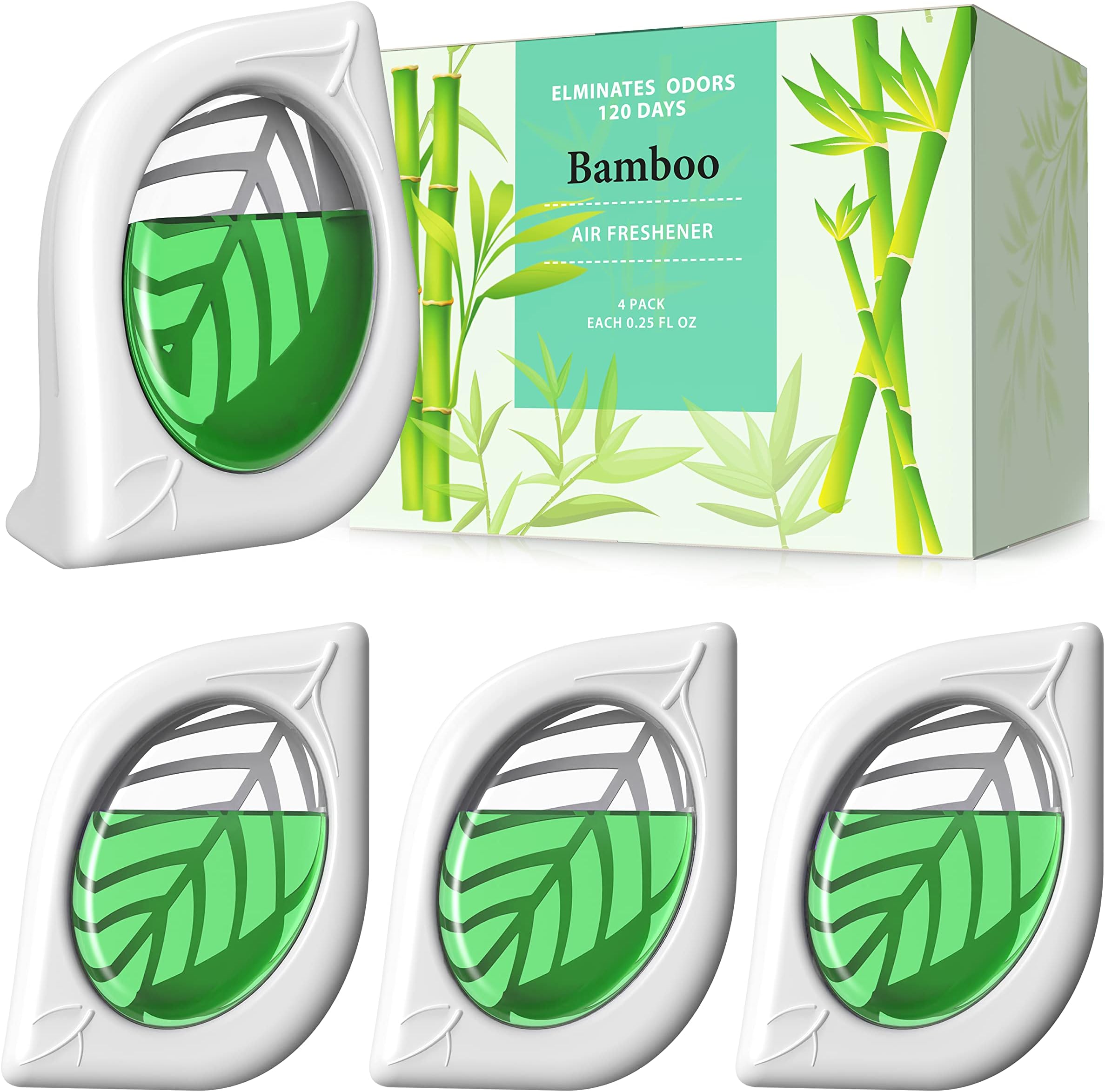 Air Freshener for Home, 4 Pack (Bamboo)