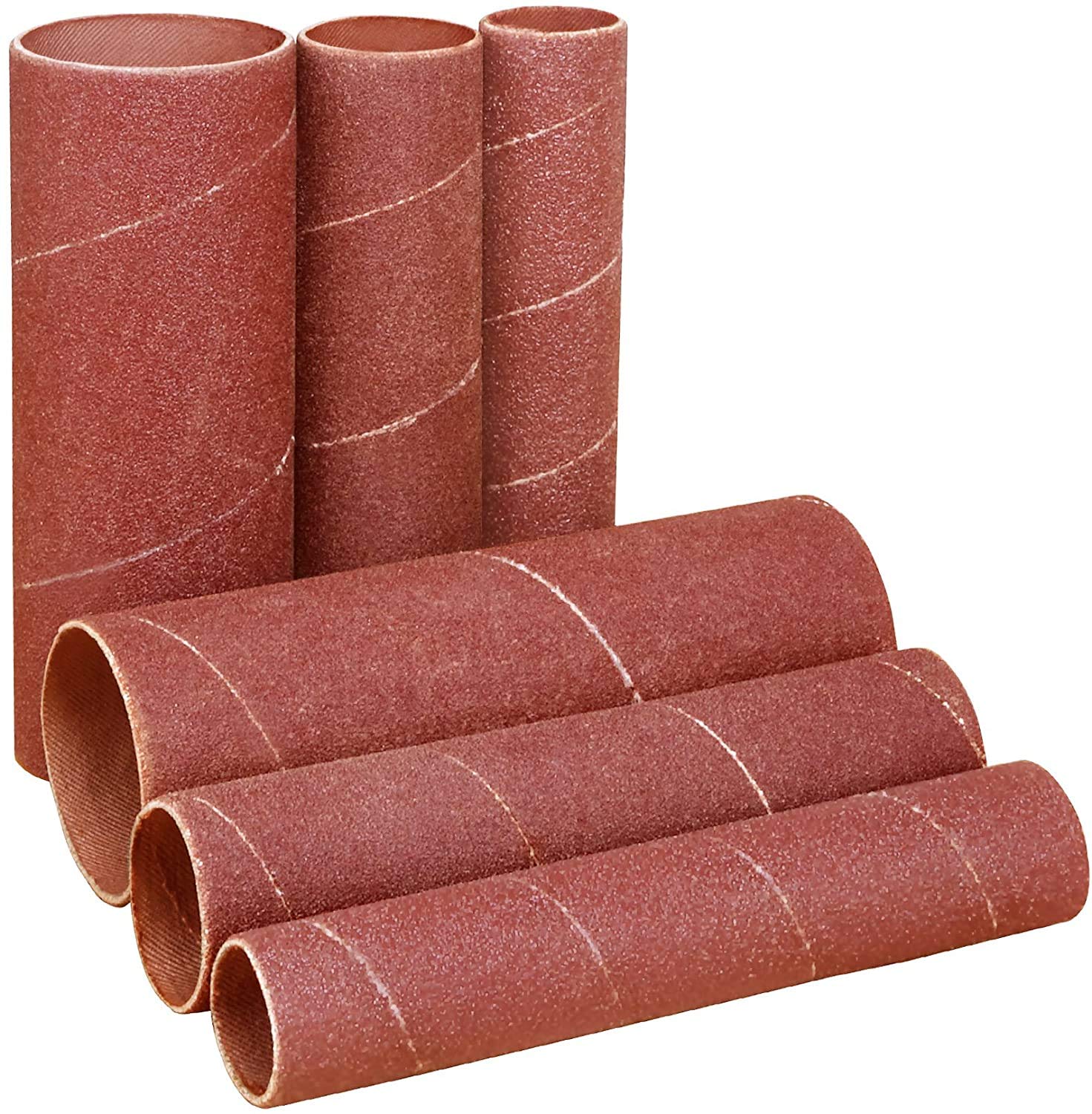 Powertec 11201 100 Grit lijado mangas 4 – 1/2-inch x 3/4, 1, y 1 – 1/5,08 cm, 6 unidades