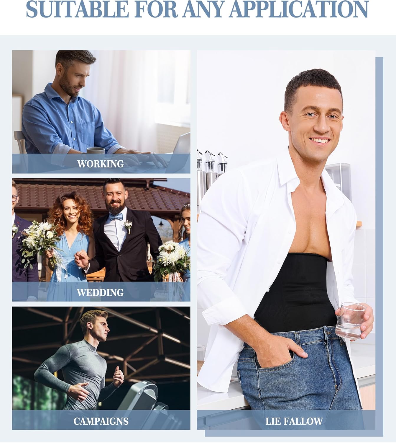 TAILONG Waist Trainer for Men Shapewear Tummy Control Body Shaper Corset Slimming Girdle Fajas para Hombres - Image 5