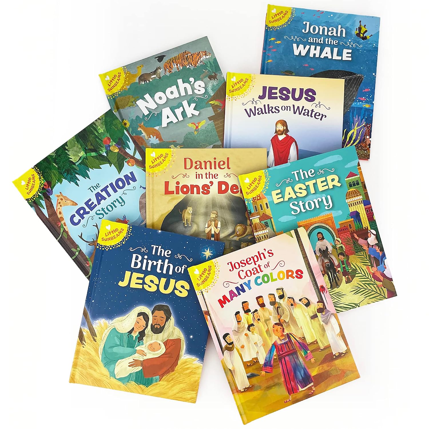 Best-Loved Bible Stories - 8-Book Library Boxed Gift Set for Children: Including stories of Noah's Ark, The Birth of Jesus, The Creation Story, Daniel and the Lion's Den, Jonah, and More
