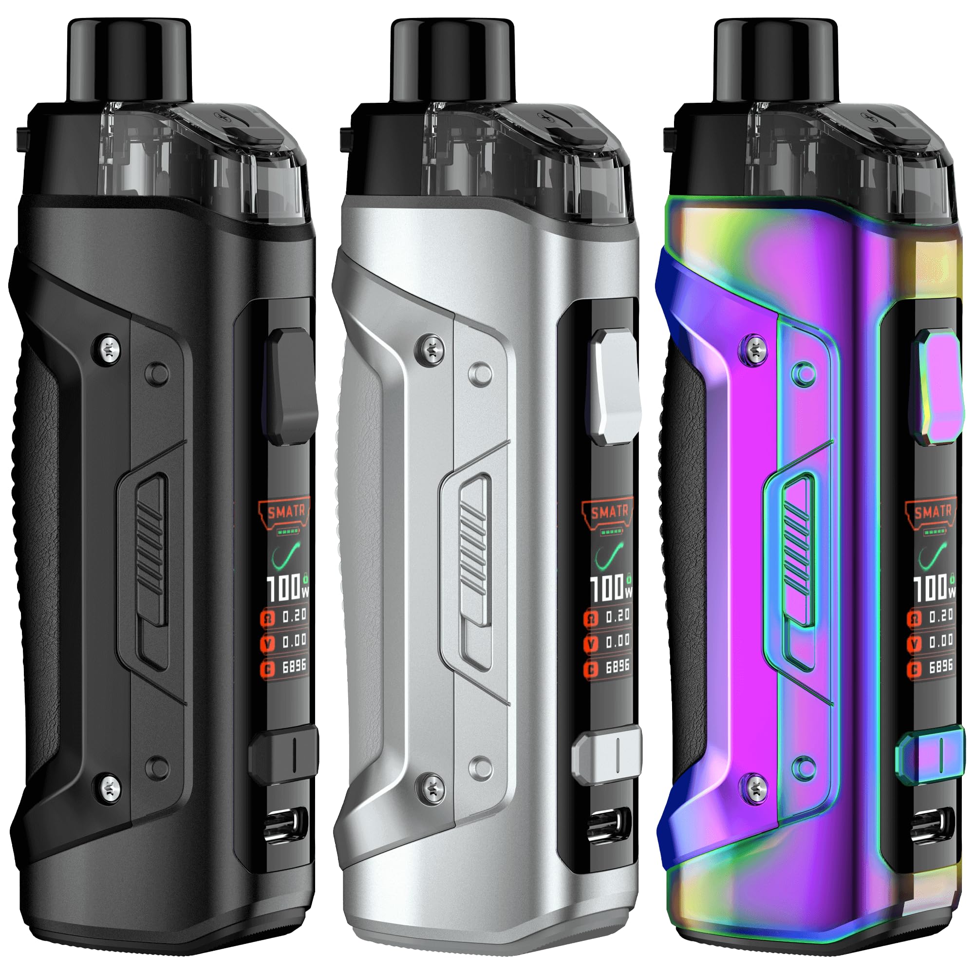 GeekVape AEGIS Boost Pro 2 / B100, Pod System, 4,5 ml, 100 W, silver :  Amazon.fr: High-Tech