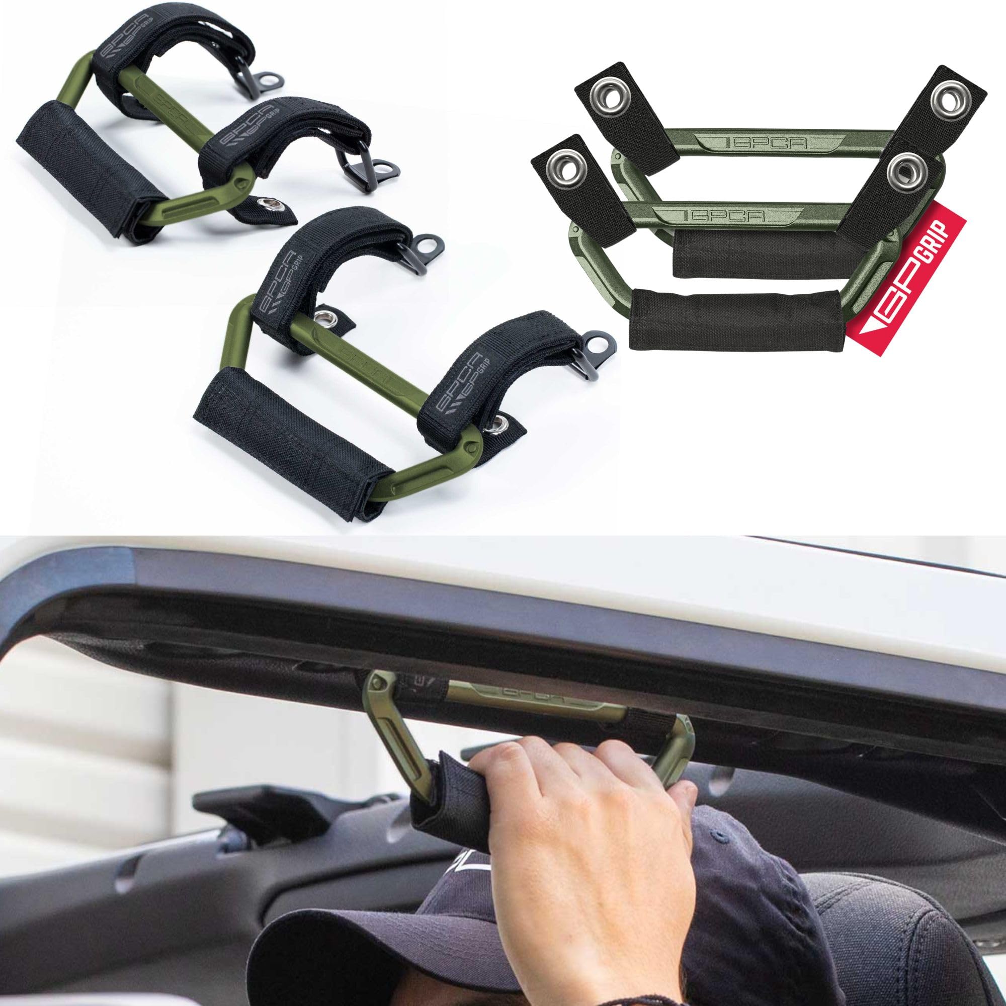 GPCA GP Grip Air Grab Handles, Jeep Wrangler JL/JT/4xe, 2024+