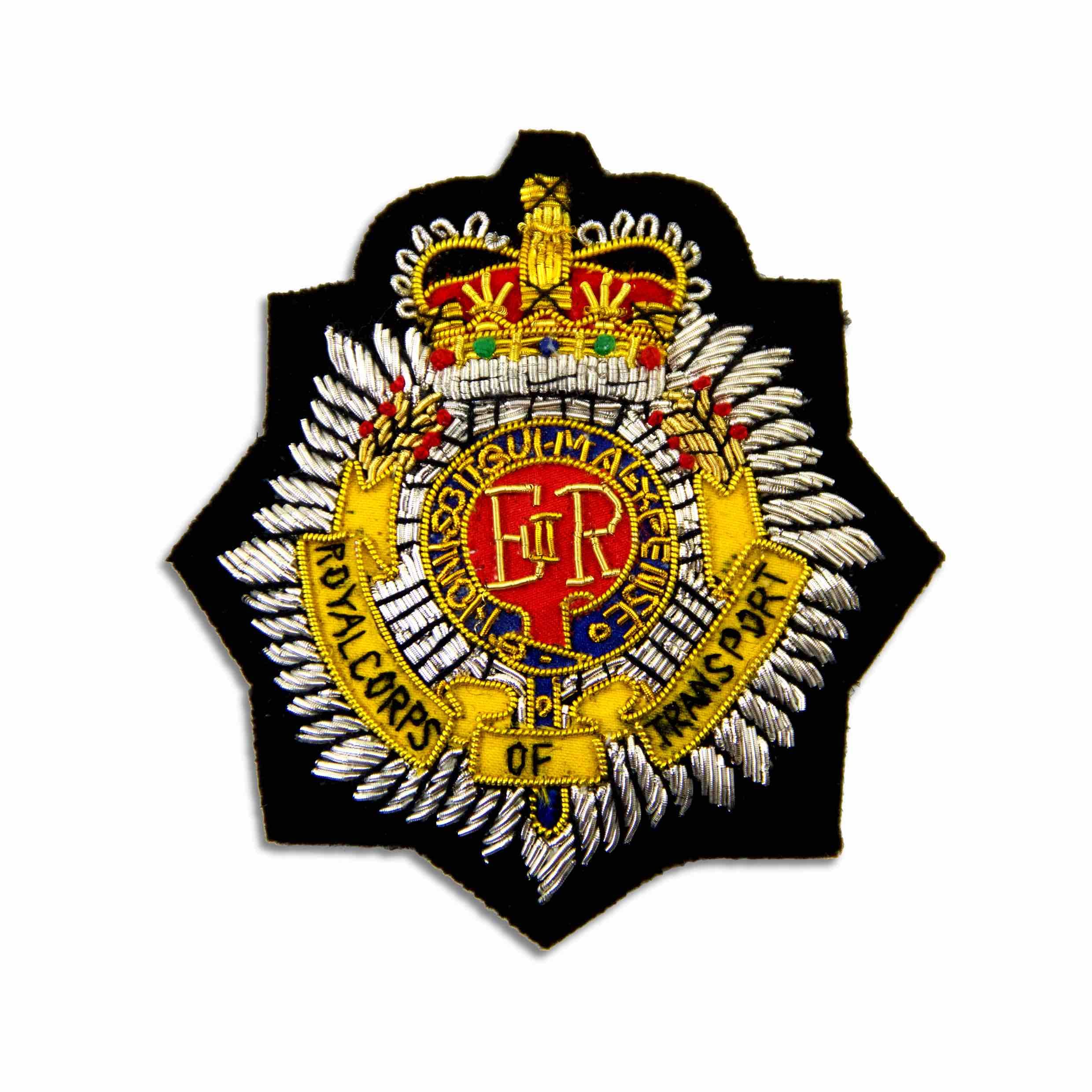 The Regimental Shop Men's Red/Yellow/Silver Royal Corps Of Transport Regital Blazer Badge
