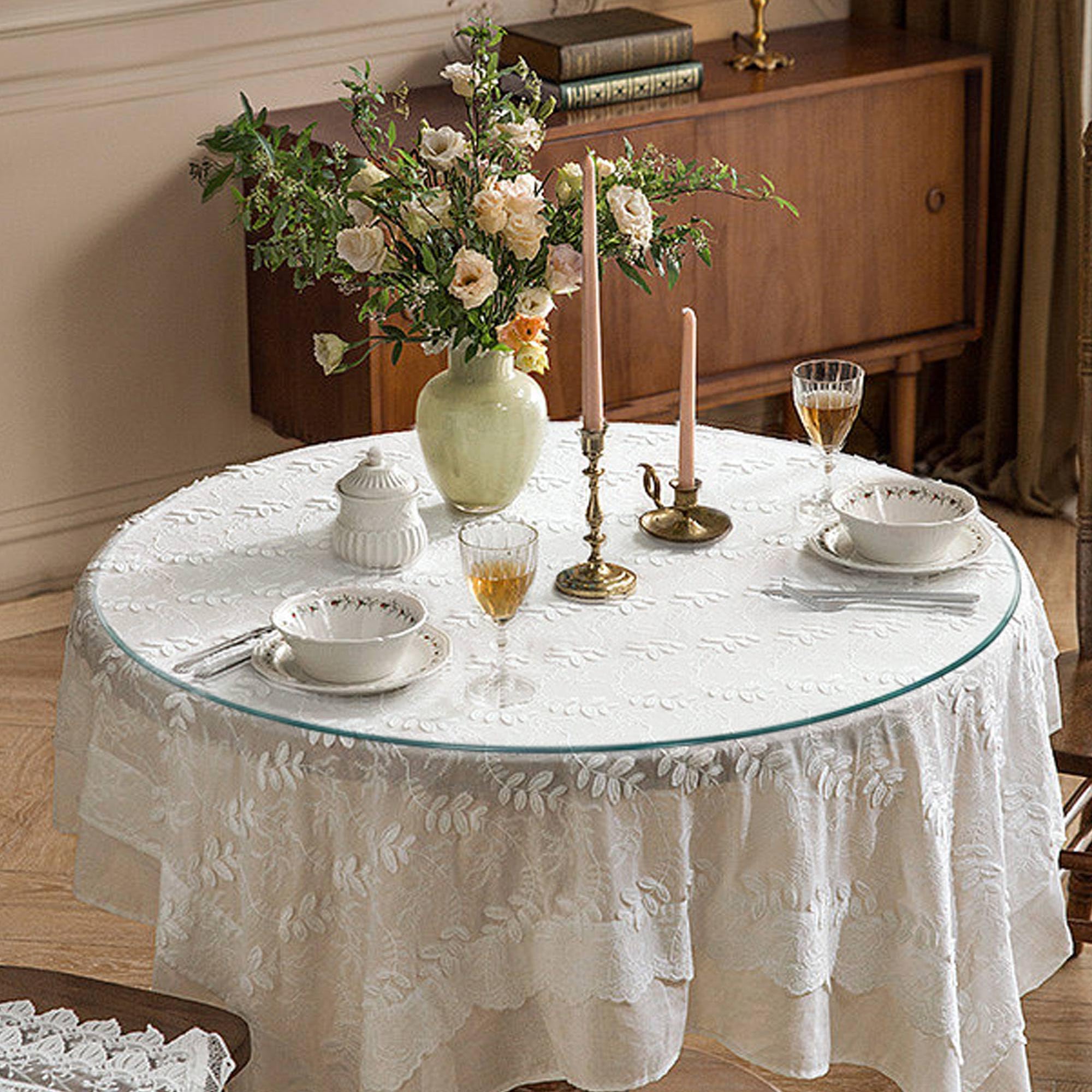 48 Round 48 Inch Tempered Glass Table Top 48 Inch Round Glass Top