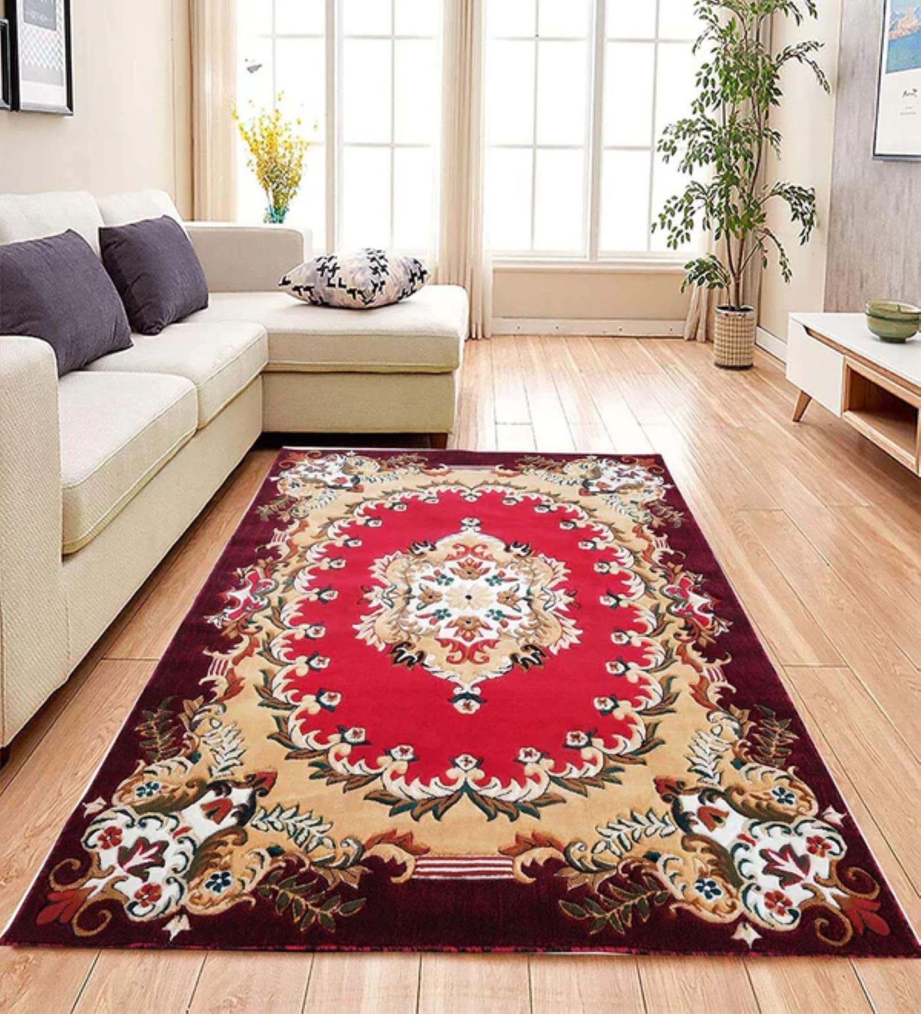 Buy ZUNAIRA CARPET Soft Premium Traditional Anti-Skid Area Rug
