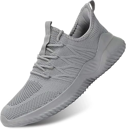 Zapatos deportivos para correr para hombre, zapatillas sin cordones para caminar, ligeros, transpirables, informales, con suela suave, entrenadores