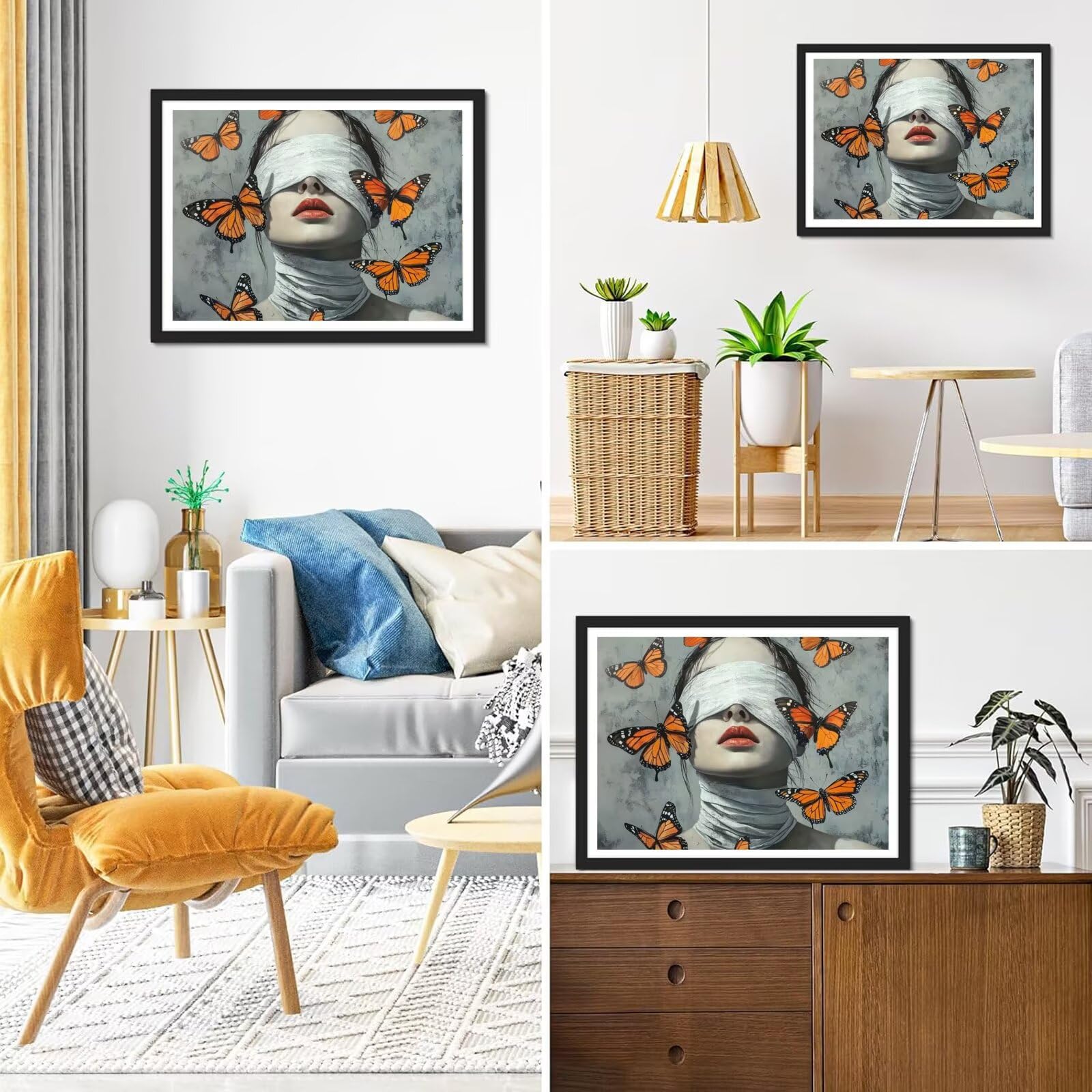 Diamond Painting Schmetterl, 5D Diamond Painting Erwachsene 70x90cm qw1-627
