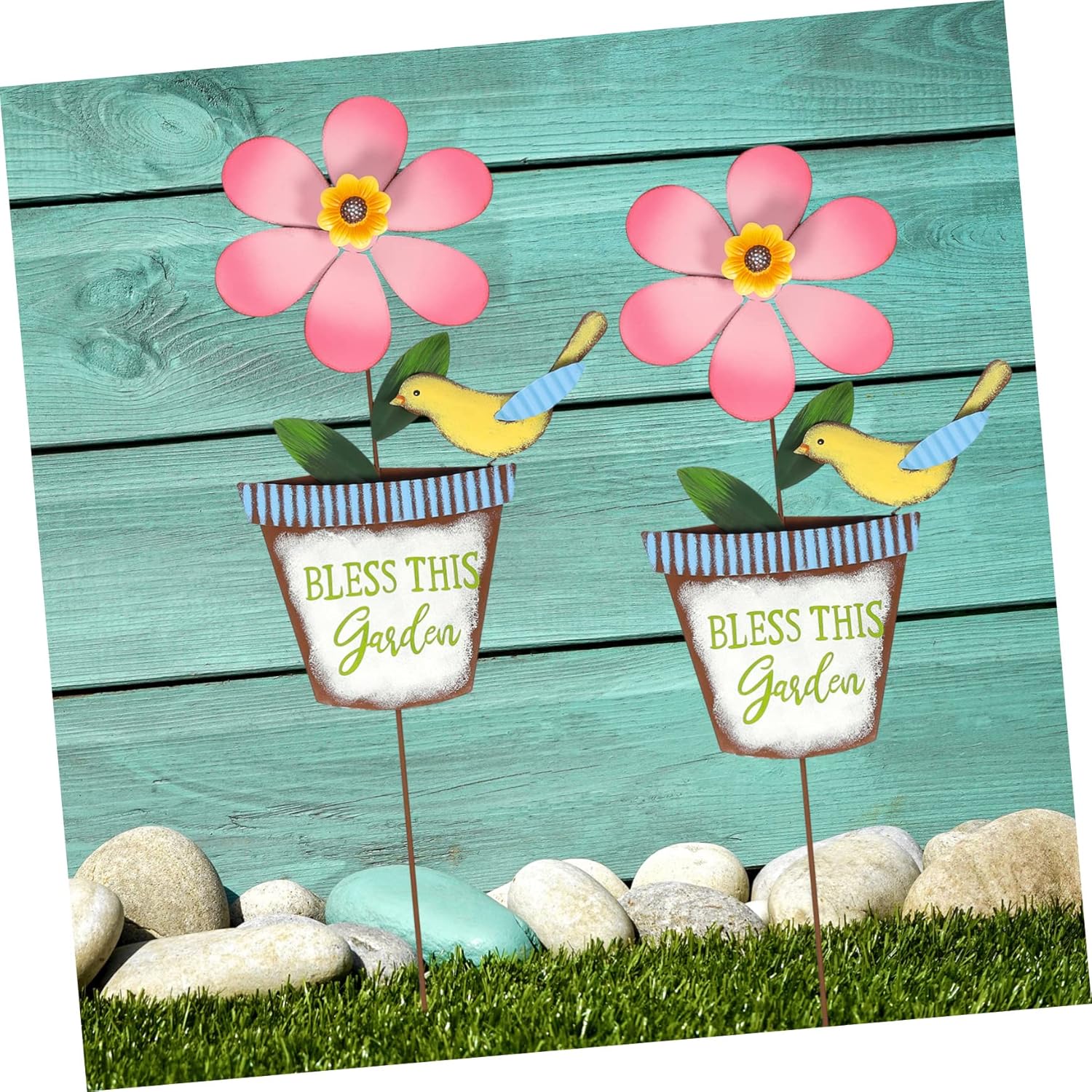 SUPVOX Lawn Decorative Windmill Simple Structure Easy to Use Outdoor Garden Decor for Home and Yard