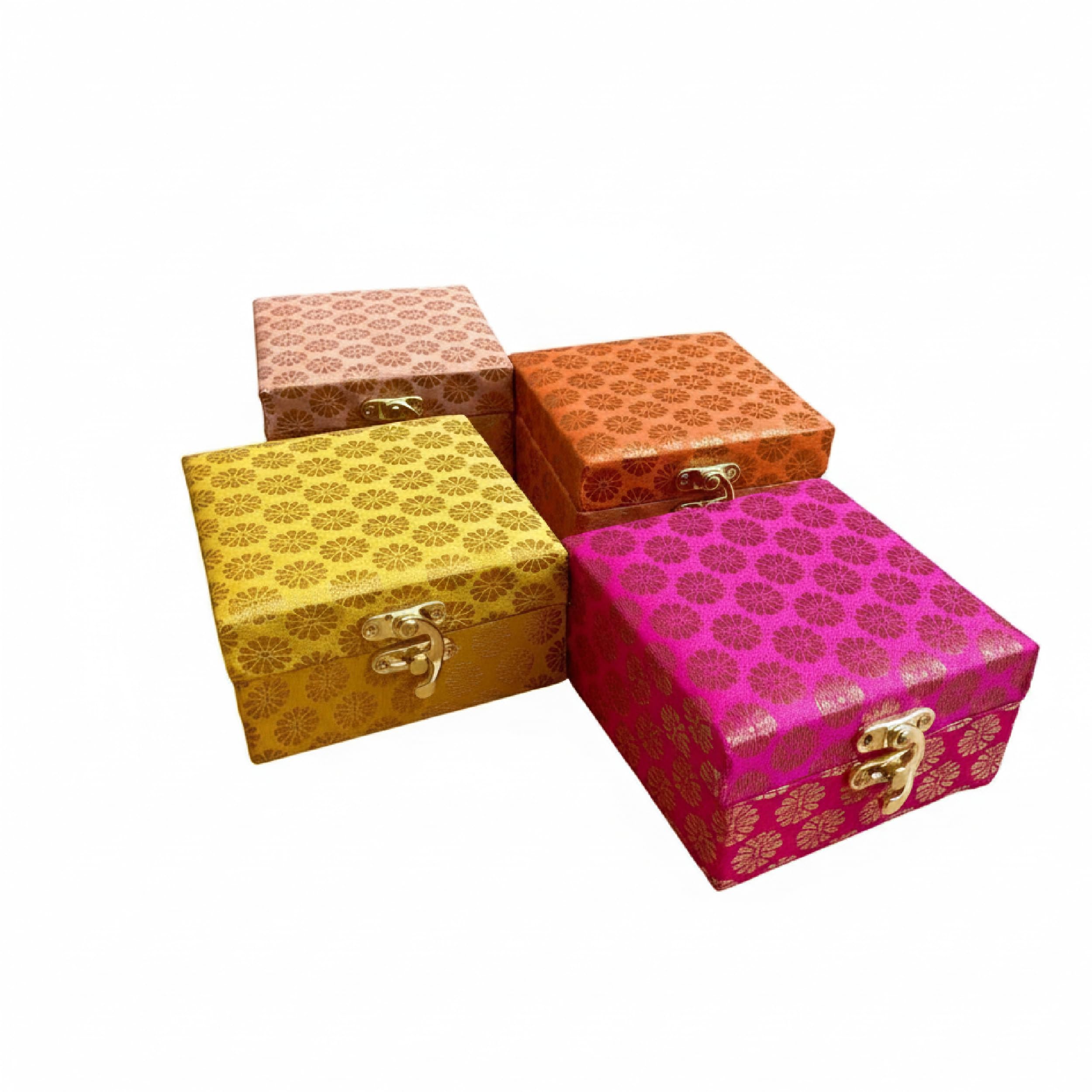 Handicrafts Shagun Box – ozdobne pudełko prezentowe premium na wesela, rocznice, gotówkę, biżuterię, karty podarunkowe i specjalne okazje, tradycyjny i elegancki design (10)
