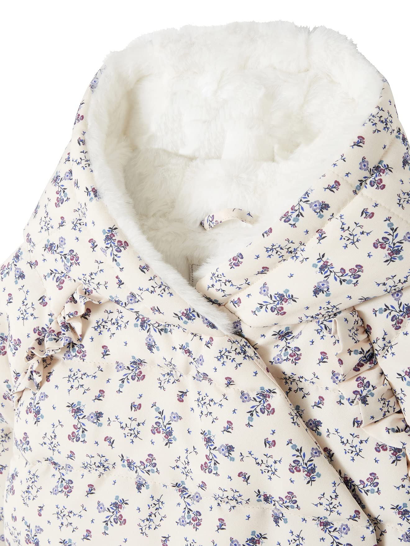 Vertbaudet Gefütterte Baby Steppjacke, Wickelform, Recycling-Polyester