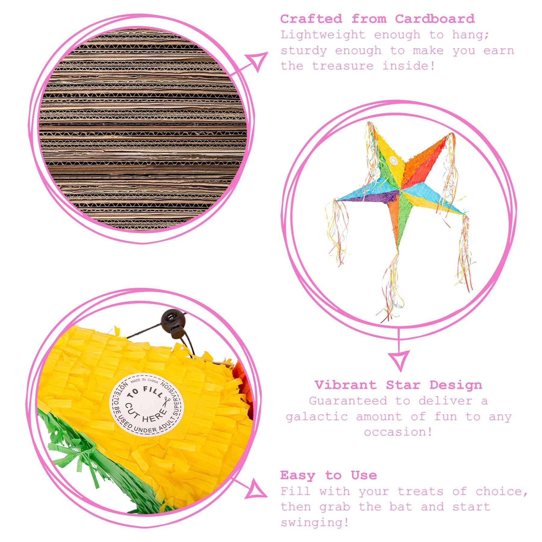 Game Controller Piñata Set - Blaue Party-Piñata Mit Stock & Augenbinde