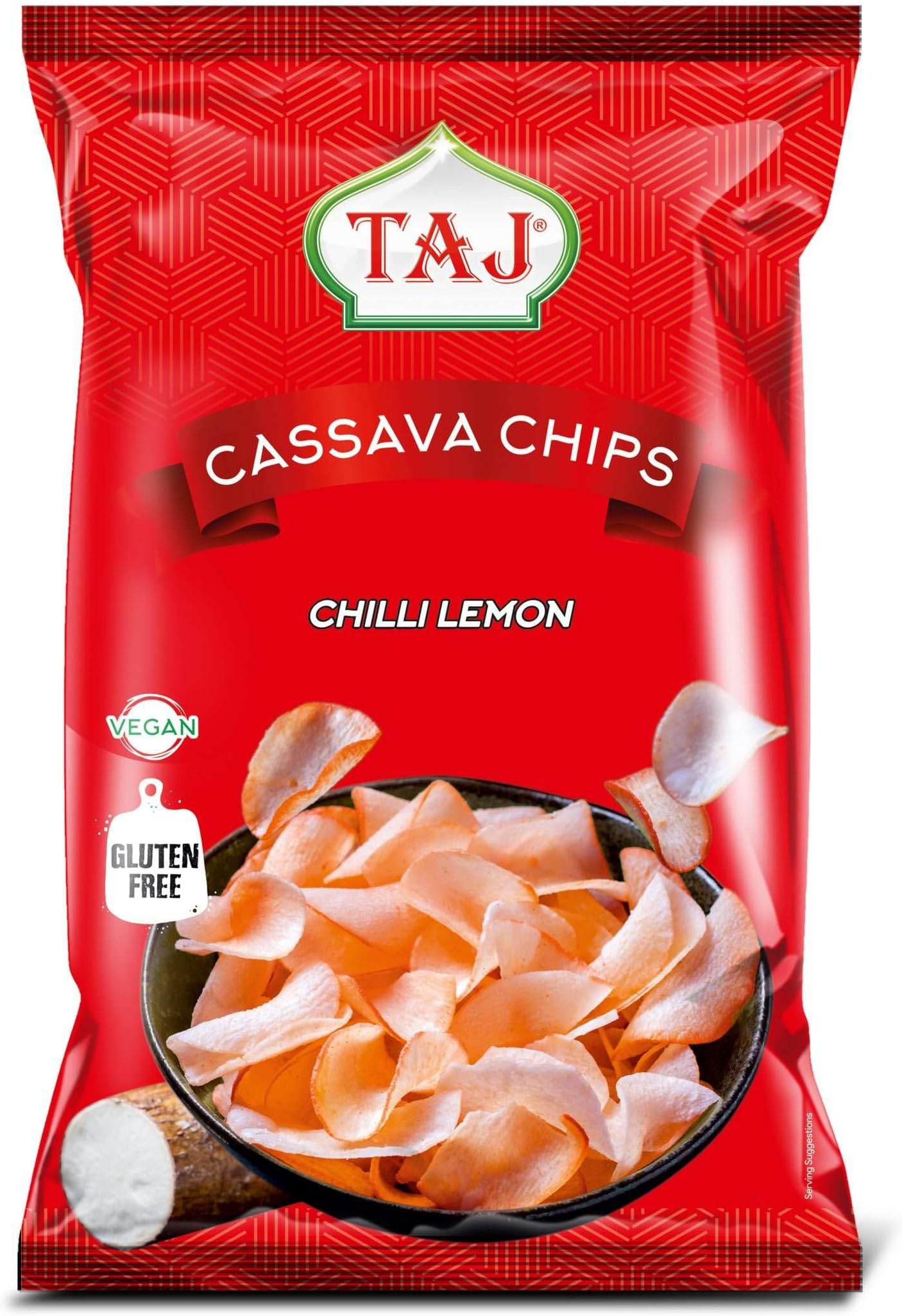 Taj Brand - Cassava Chips - Chilli & Lemon Flavour - 250g