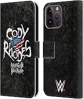 Vista 78 de Head Case Designs Officially Licensed WWE American Nightmare Flag Cody Rhodes Leather Wallet Case Compatible with Apple iPhone 7 Plus/iPhone 8 Plus