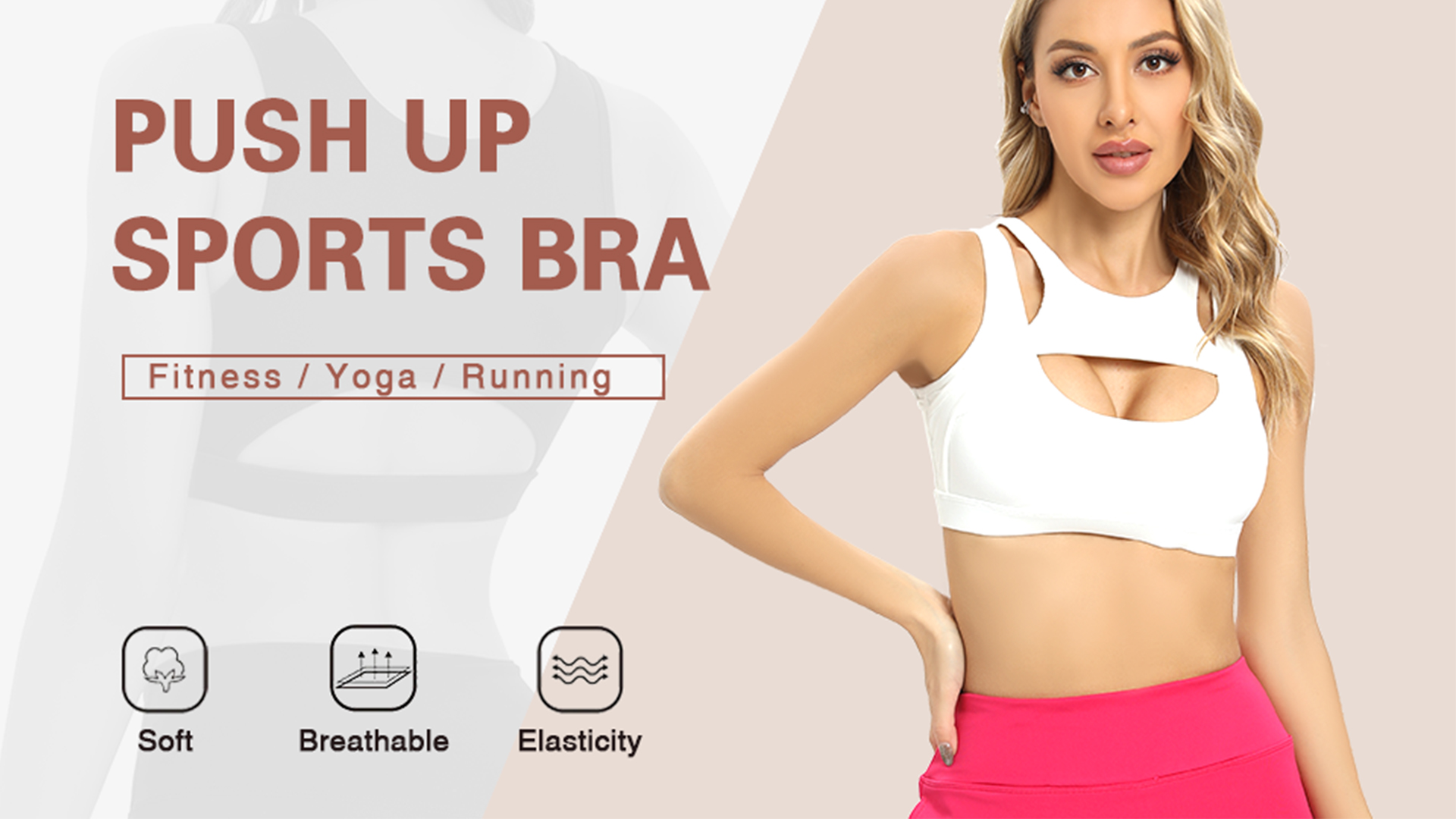 segarra studio Push Up Sports Bra