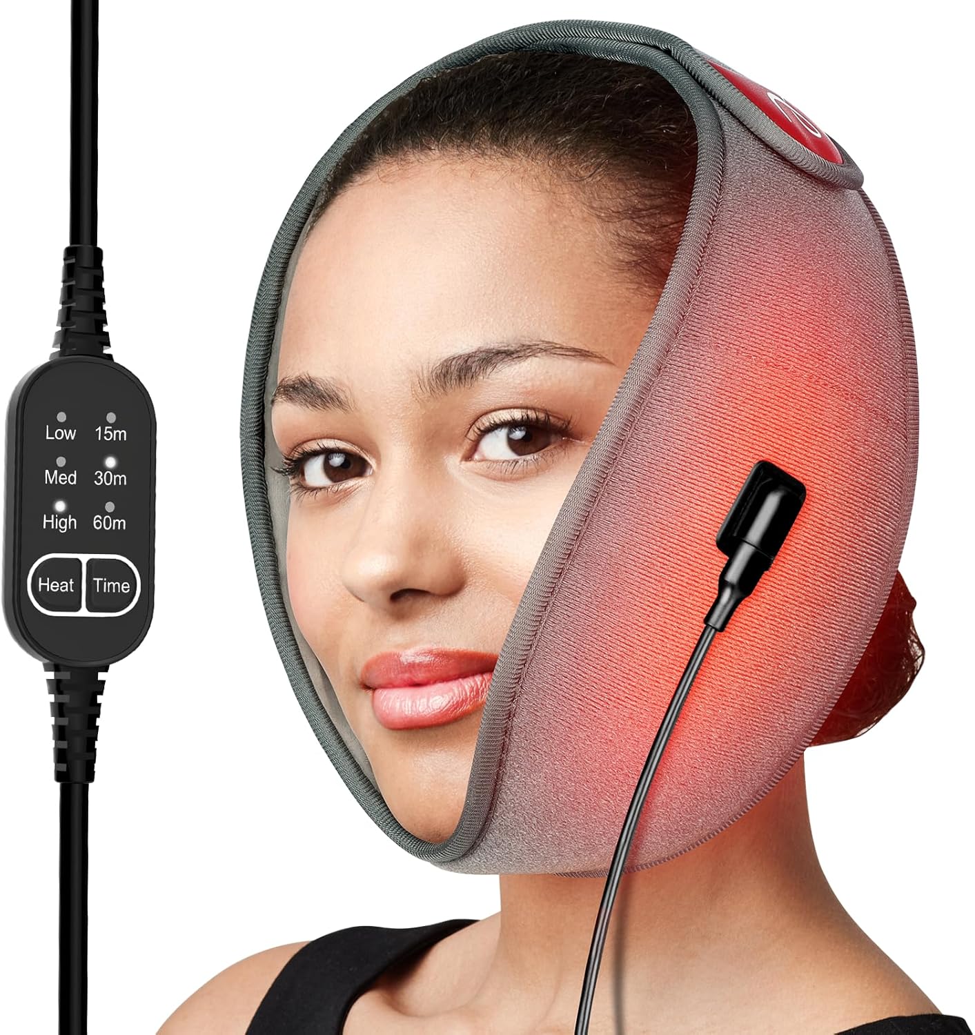 Comfytemp Face Heating Pad for TMJ Relief, Heated Face Mask