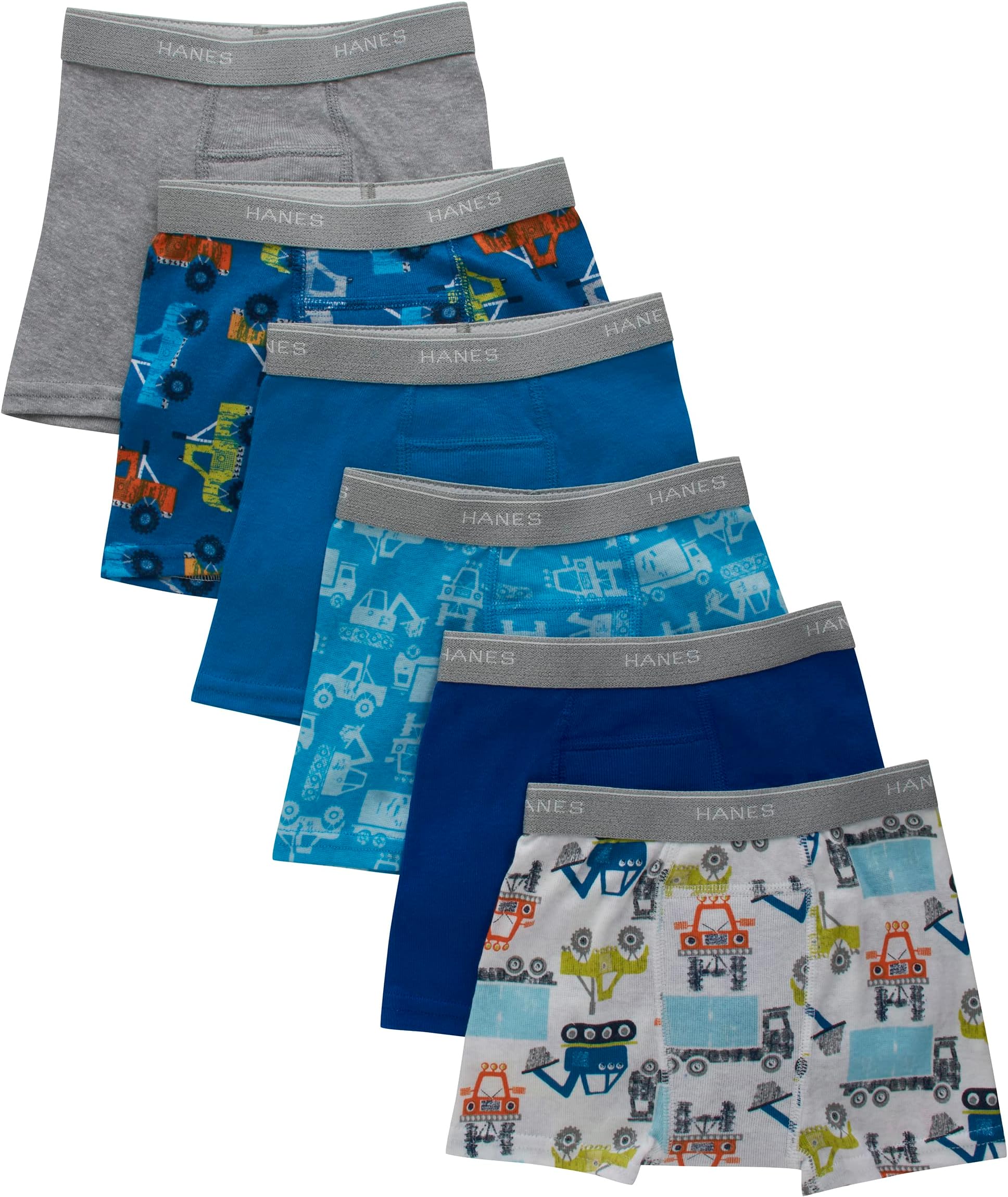 Hanes Potty Trainer Underwear Briefs Available 6-Pack Boxer - Pack Assorted 6