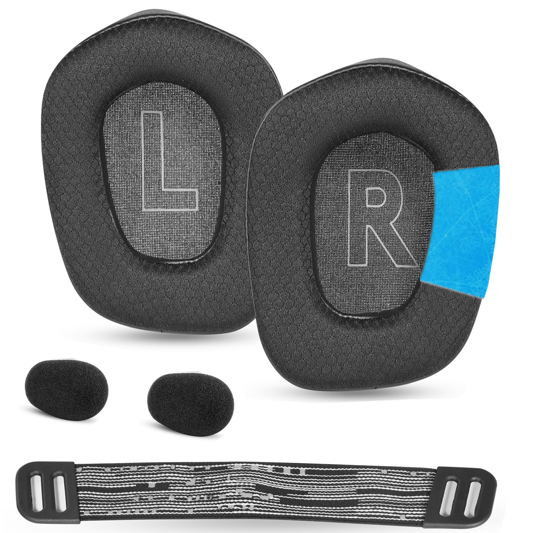 YunYiYi Cooling Gel Ear Pads Ear Cushions Replacement Compatible with Logitech G733 G535 G335 Wireless Gaming Headset G733 Replacement Headband