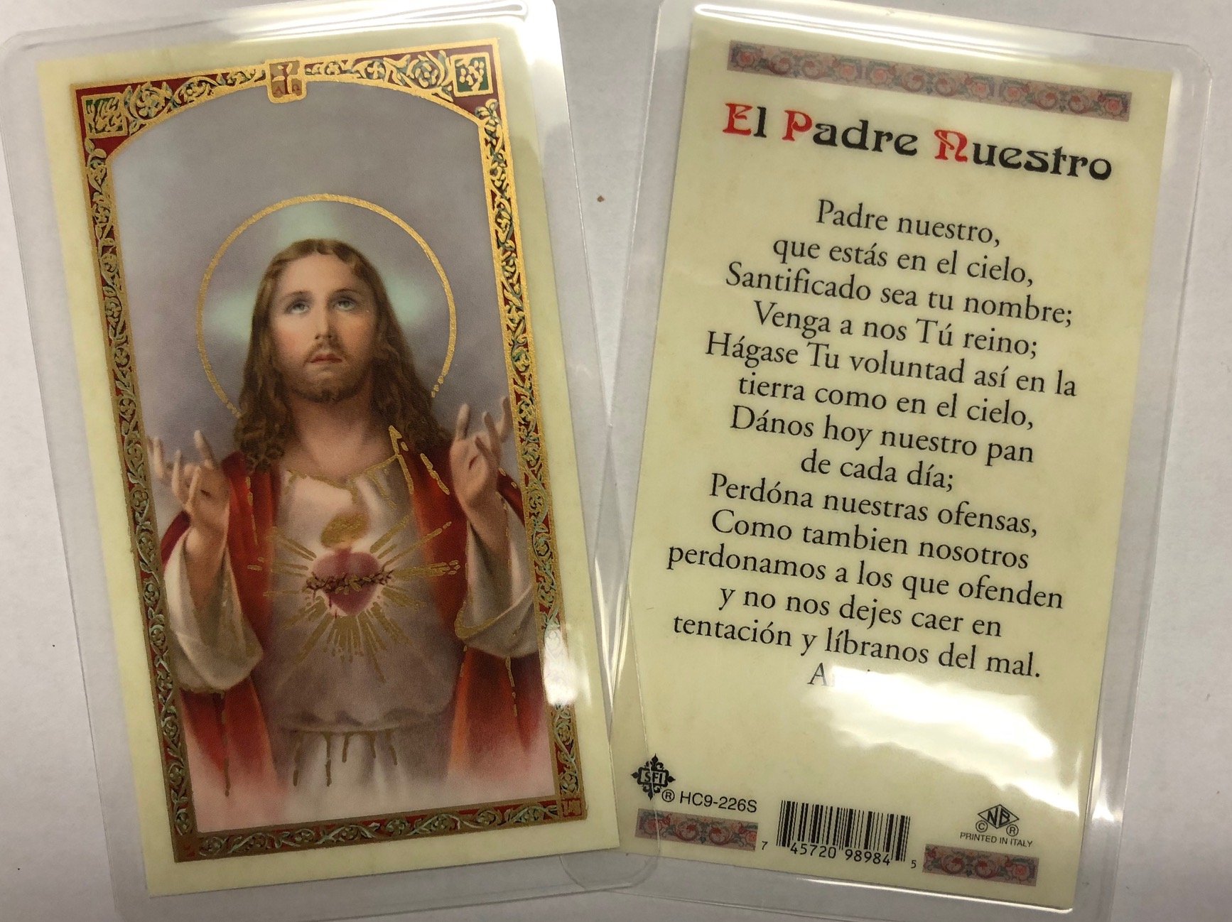 Buy Holy Prayer Cards For The Prayer To El Padre Nuestro Our Her In Buy Holy Prayer Cards For The Prayer To El Padre Nuestro Our Her In