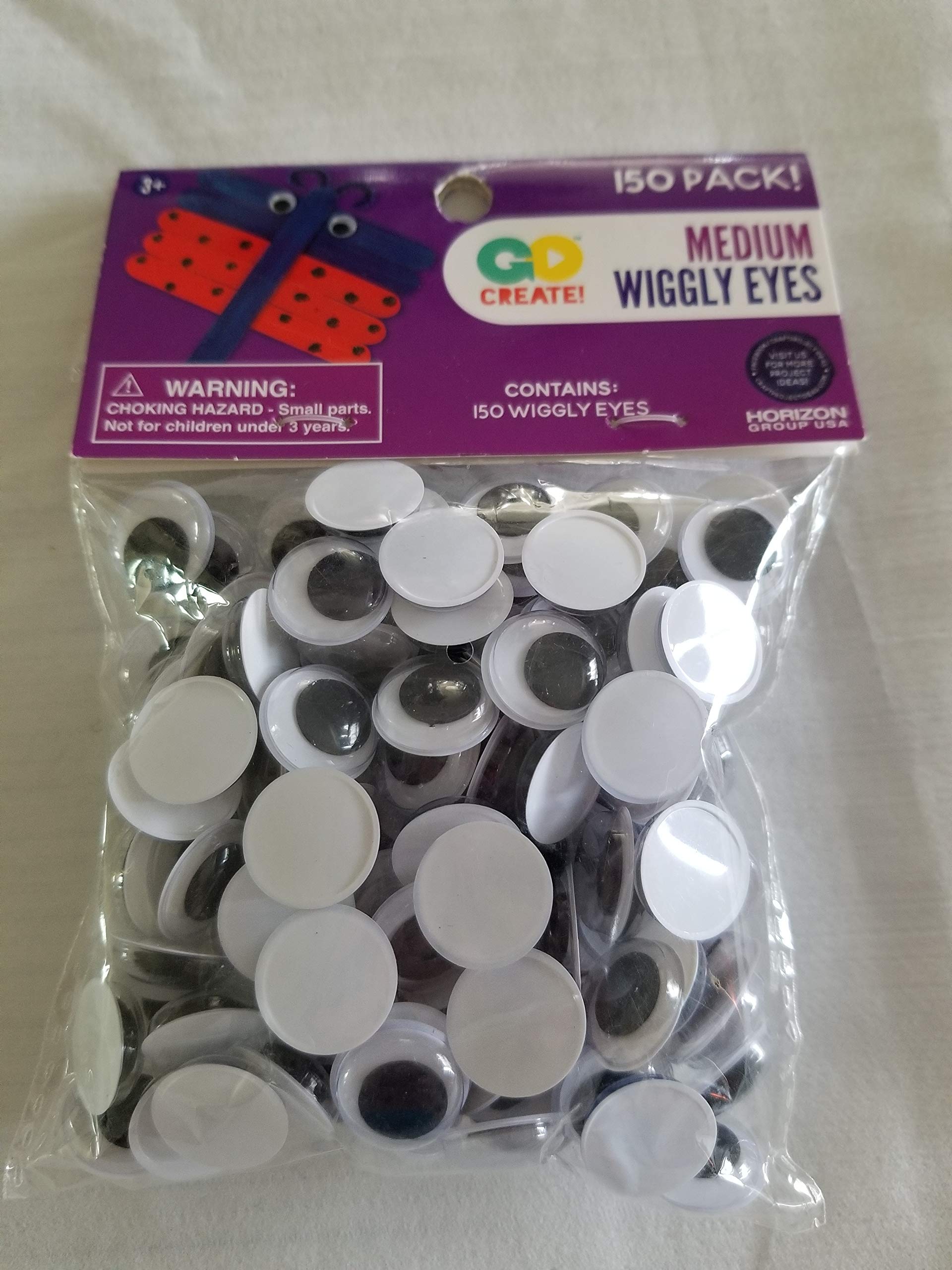 Kids Craft Wiggly Eyes, 150pk