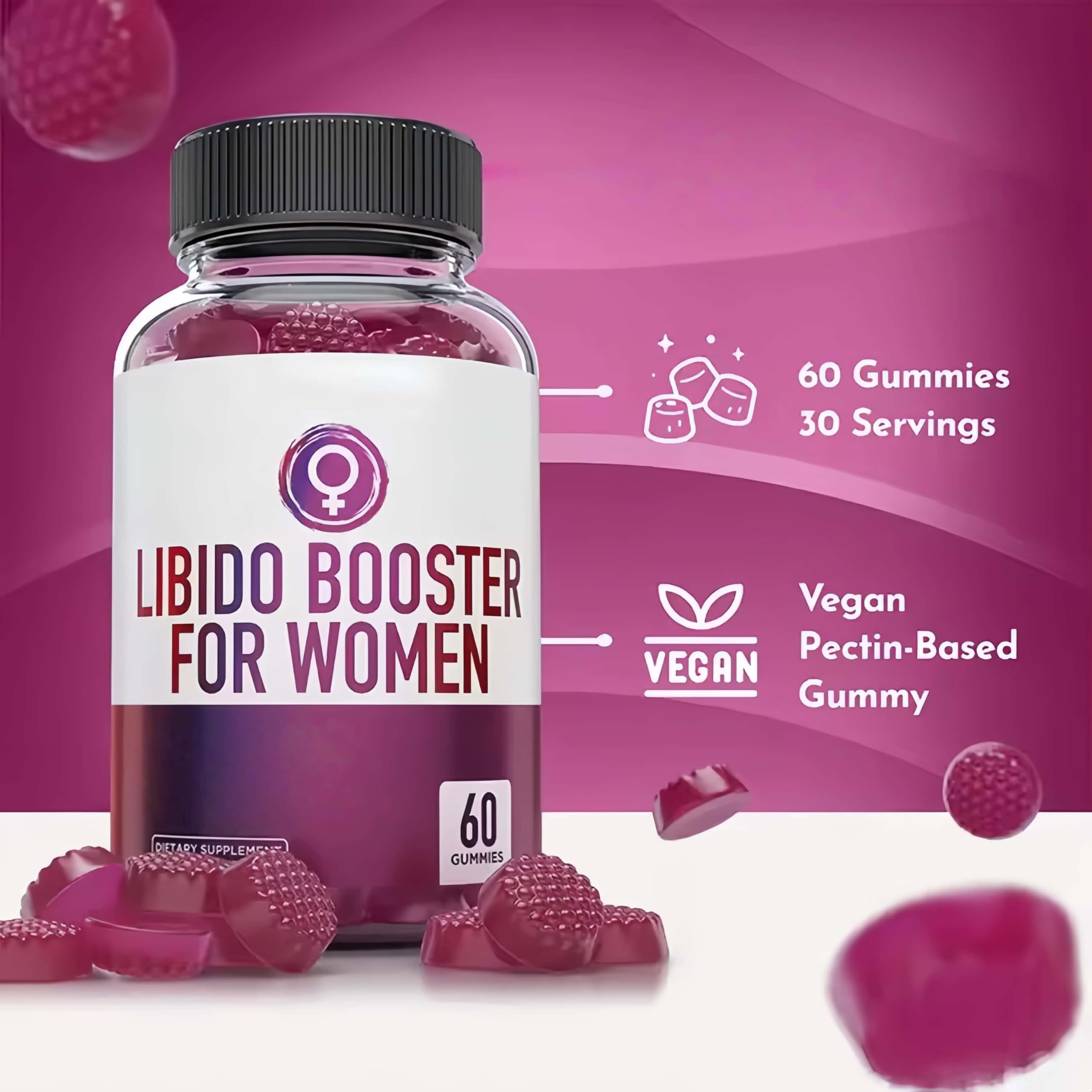 Potenciador de la libido femenina para mujeres - Emoción, Pasión, Deseo - Reduce la sequedad, alivia el estrés, equilibra la energía