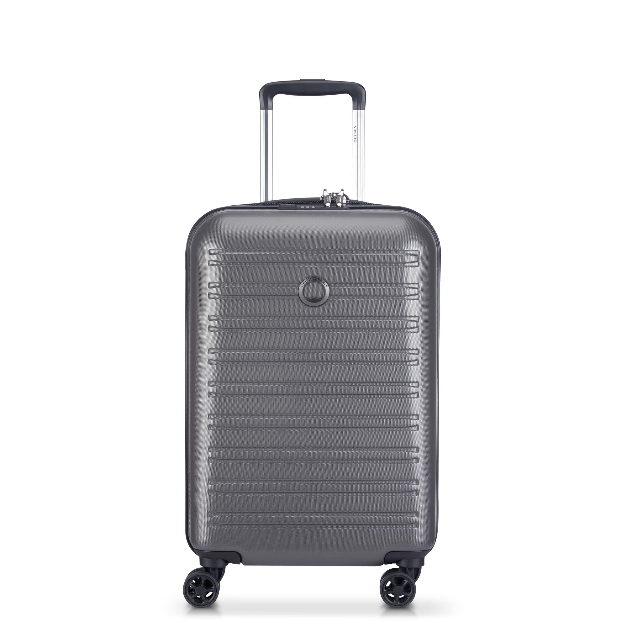 DELSEY Paris - SEGUR 2.0 - Valise Cabine Rigide - 55x35x25 cm - 43 litres - S - Gris S (55cm) Lavande
