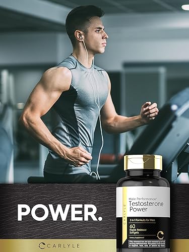 Miniatura 7 de Carlyle Suplemento de testosterona para hombres | 60 cápsulas blandas | para el rendimiento masculino | Sin OMG y sin gluten