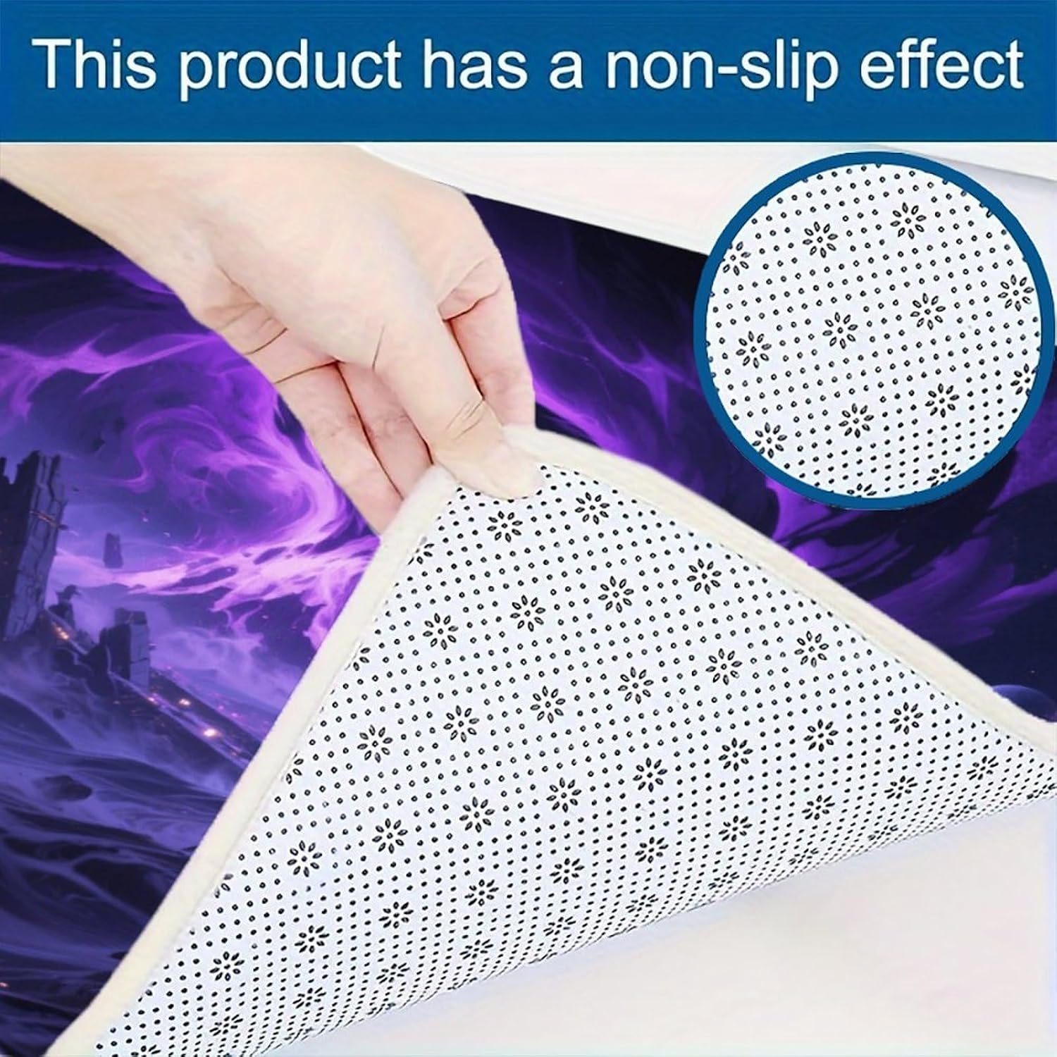 Interstellar Ruins Kitchen Mat Kitchen Rug Set | Kitchen Rugs Flannel Velvety Washable breathable Water Absorbent Soft ，kitchen utensils for Kitchen, Floor,Laundry