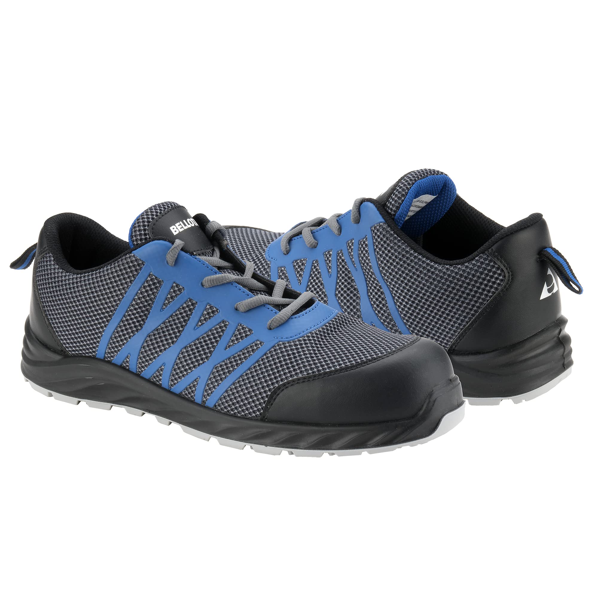 Bellota FTW5074S3 - Zapato de Seguridad Race S3 de Hombre y Mujer de Rejilla Transpirable, Ligero y Resistente al Agua