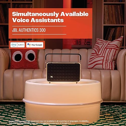 Miniatura 5 de JBL Authentics 300 - Altavoz inalámbrico BluetoothWifi estilo retro, batería integrada (4800 mAh), servicios de transmisión de música a través de