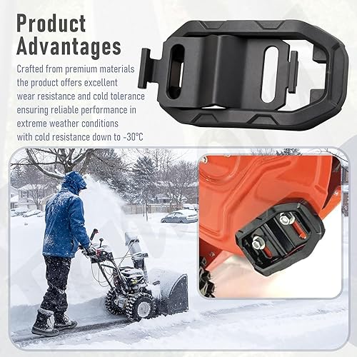 Miniatura 5 de Fennoral 72603100 Kit de zapatas de nieve con accesorios de montaje compatible con sopladores de nieve Ari-ens 939003, 920001, 921005, 921006, 926027