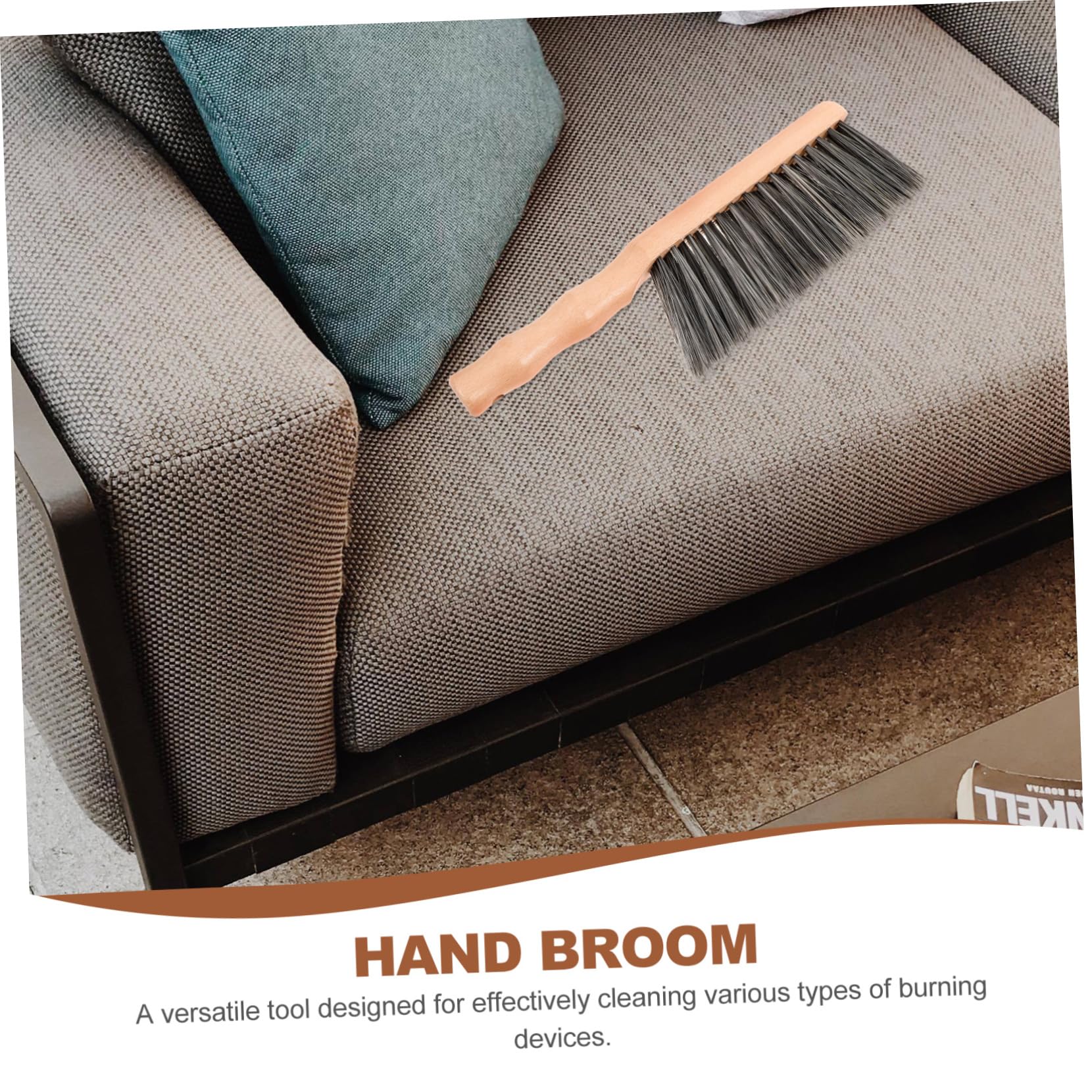 Ipetboom 3pcs Whisk Duster Brush Broom Hand Broom Cleaning Brush for and Grill Sturdy Wood Handle Dense Bristles Household Cleaning Brush