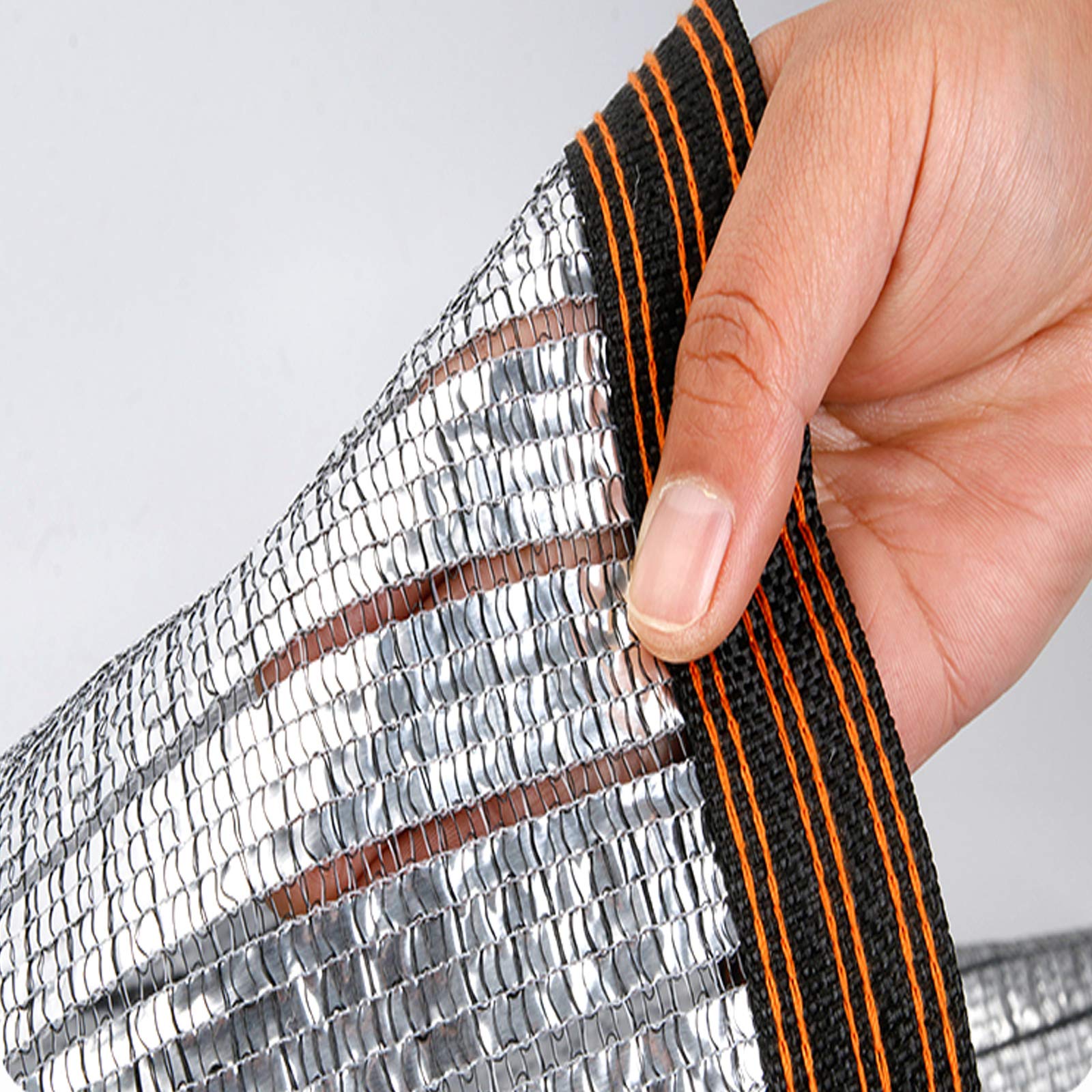 Filet d'ombrage en aluminium haute réflexion 85% durable pour pergola