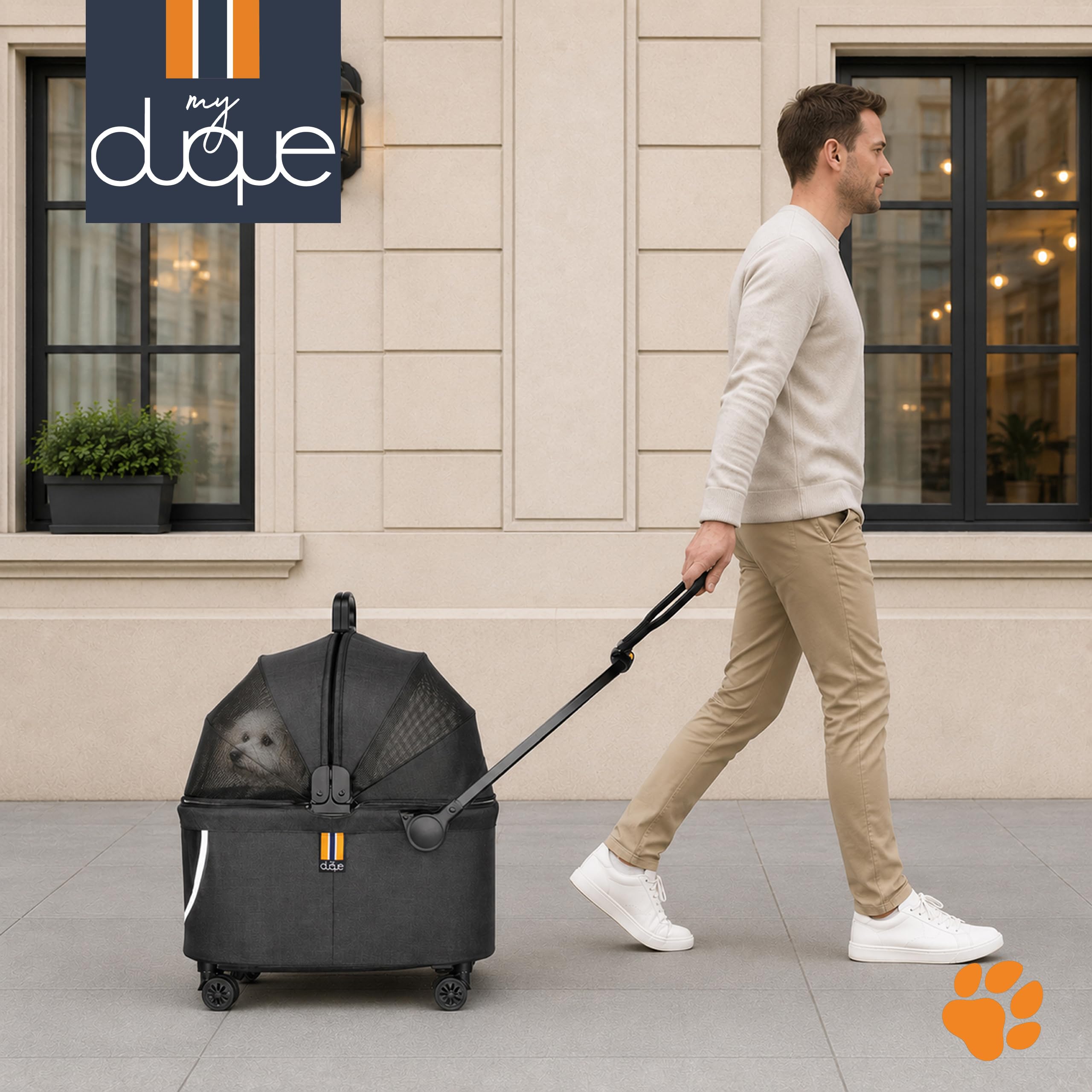Coco II – Caisse de Transport Chiens et Animaux | 8 kg | Panier Chien, Sac de Transport pour Chat et Sac à Dos Chat | Cage pour Chien en Polyester - Design Moderne