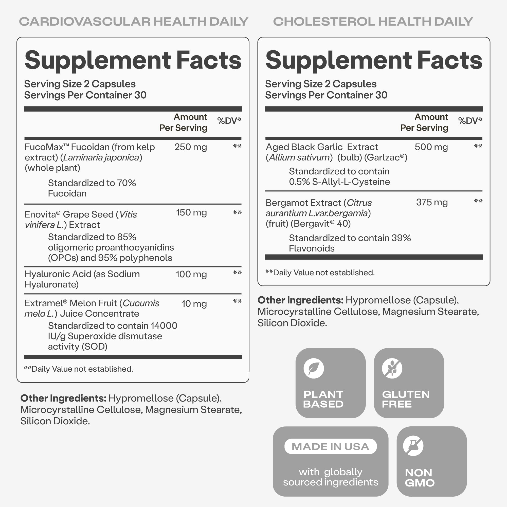 HumanN Cholesterol & Cardiovascular Health Daily Bundle, Cholesterol and Blood Pressure Support Supplements 120ct — Amazon image 9