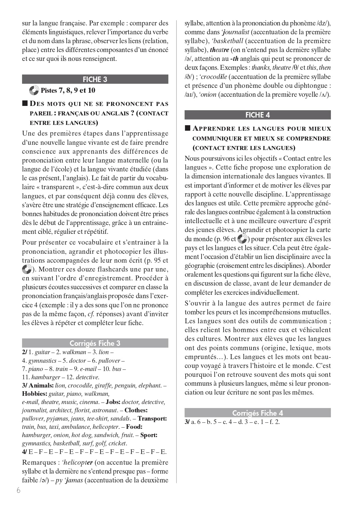 Anglais - Cycle 3 - Niveau 1 (+ ressources numériques)