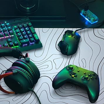 White Mouse Pad Gaming Mousepad Keyboard Pad
