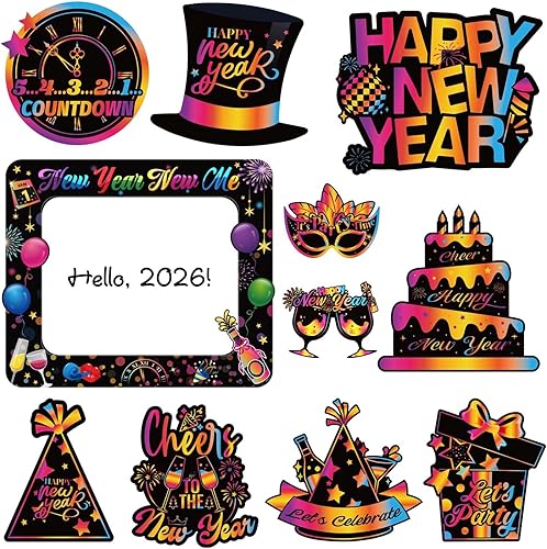 Miniatura 15 de PHOGARY 22 imanes de crucero de regreso a los años 80 para decoración de puertas de crucero, divertidos imanes retro para puerta de metal de