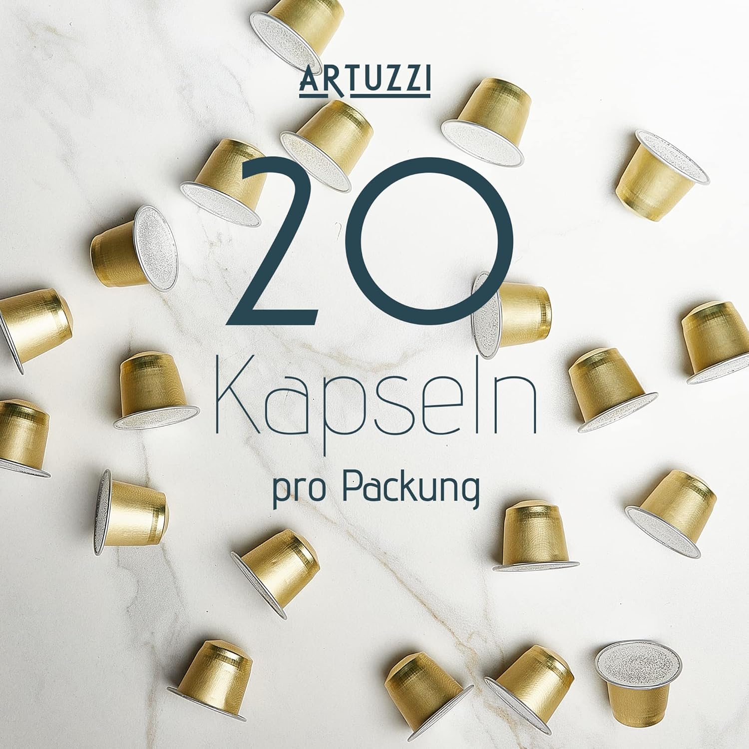 Artuzzi Espresso 60ct - Coffee Capsules compatible with Nespresso I Italian Roast I Lungo Espresso Ristretto
