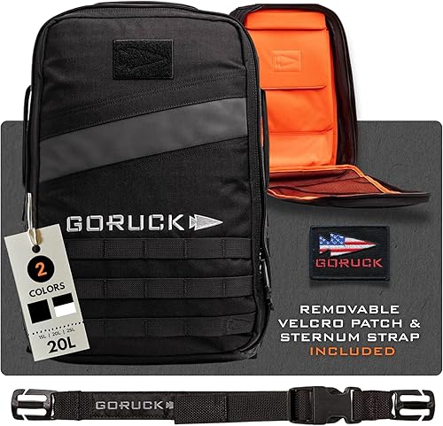 Miniatura 11 de GORUCK Rucker 4.0, 25 L Negro con bordado blanco,Negro Con Bordado Negro,https://www.amazon.com/dp/undefined