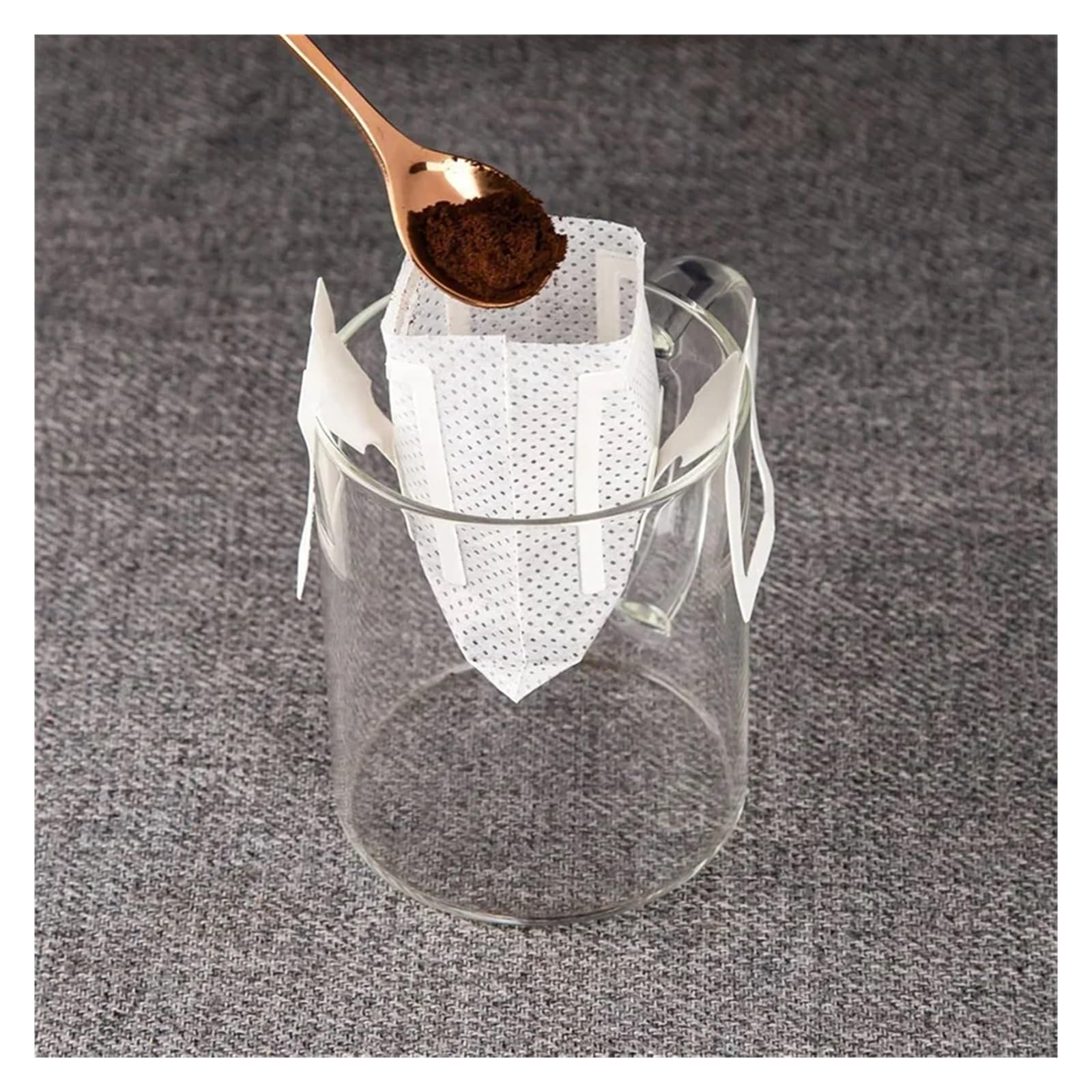 25-500 Stücke Kaffee Filter Papier Taschen Einweg Drip Kaffee Papier Pack Tragbare Hängende Ohr Espresso Kaffee Zubehör Tee Werkzeug(500pcs)