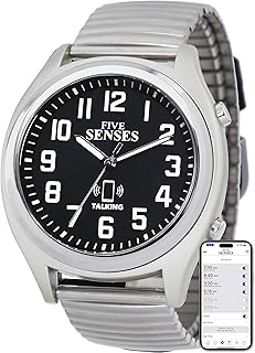 Smart Atomic Talking Watch with Voice Reminders and App Control for Seniors and Visually Impaired - A Great Gift for Blind Men and Women, Talking Watches for The Blind