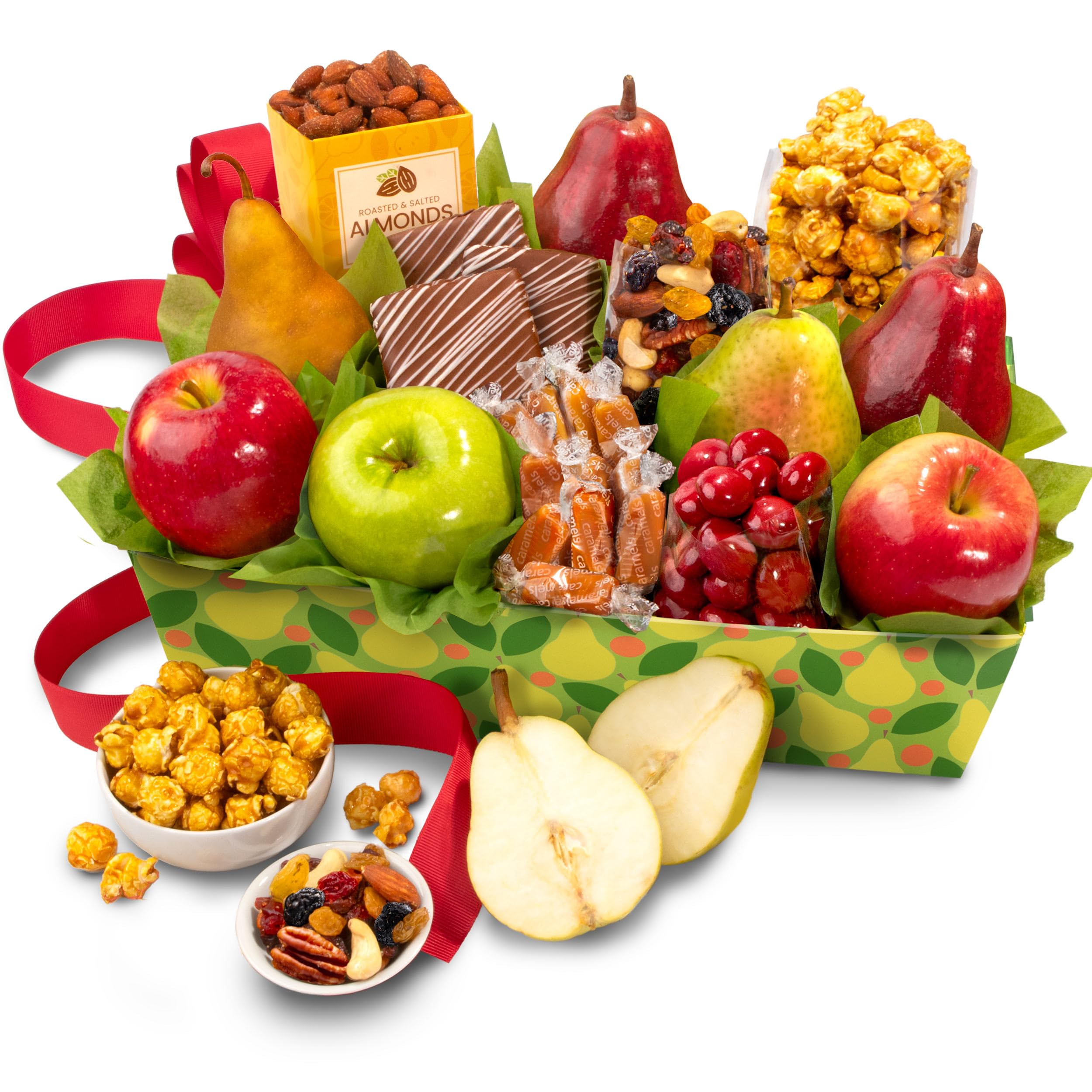 A Gift Inside Orchard Delight Fruit and Gourmet Basket