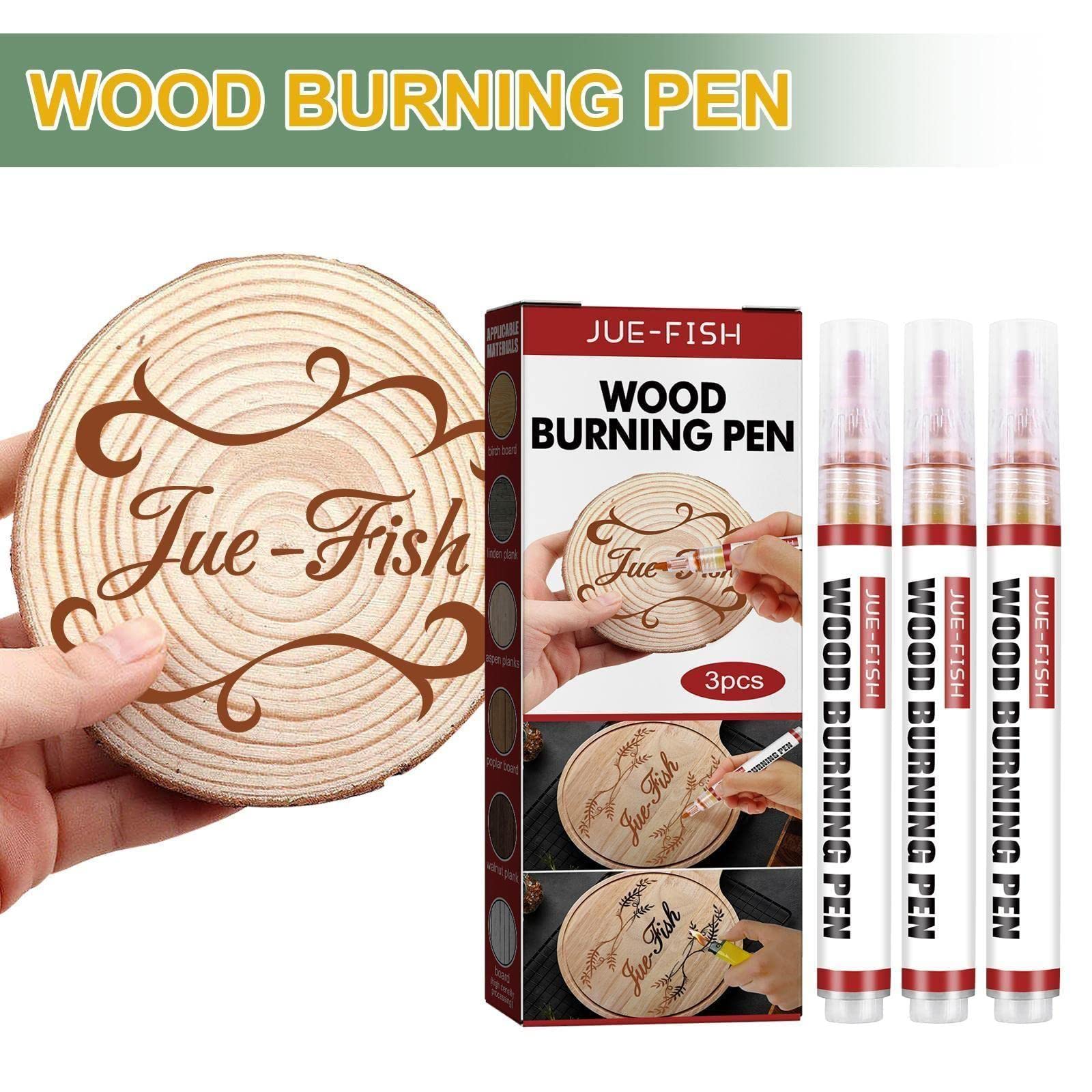 Stylo brûleur à bois, stylo à brûler | Encre à base d'huile, stylo à bois à pointe dure | Fournitures de peinture pour projets en bois, outil de pyrogravure portable pour la Stylo brûleur à bois, stylo à brûler | Encre à base d'huile, stylo à bois à pointe dure | Fournitures de peinture pour projets en bois, outil de pyrogravure portable pour la