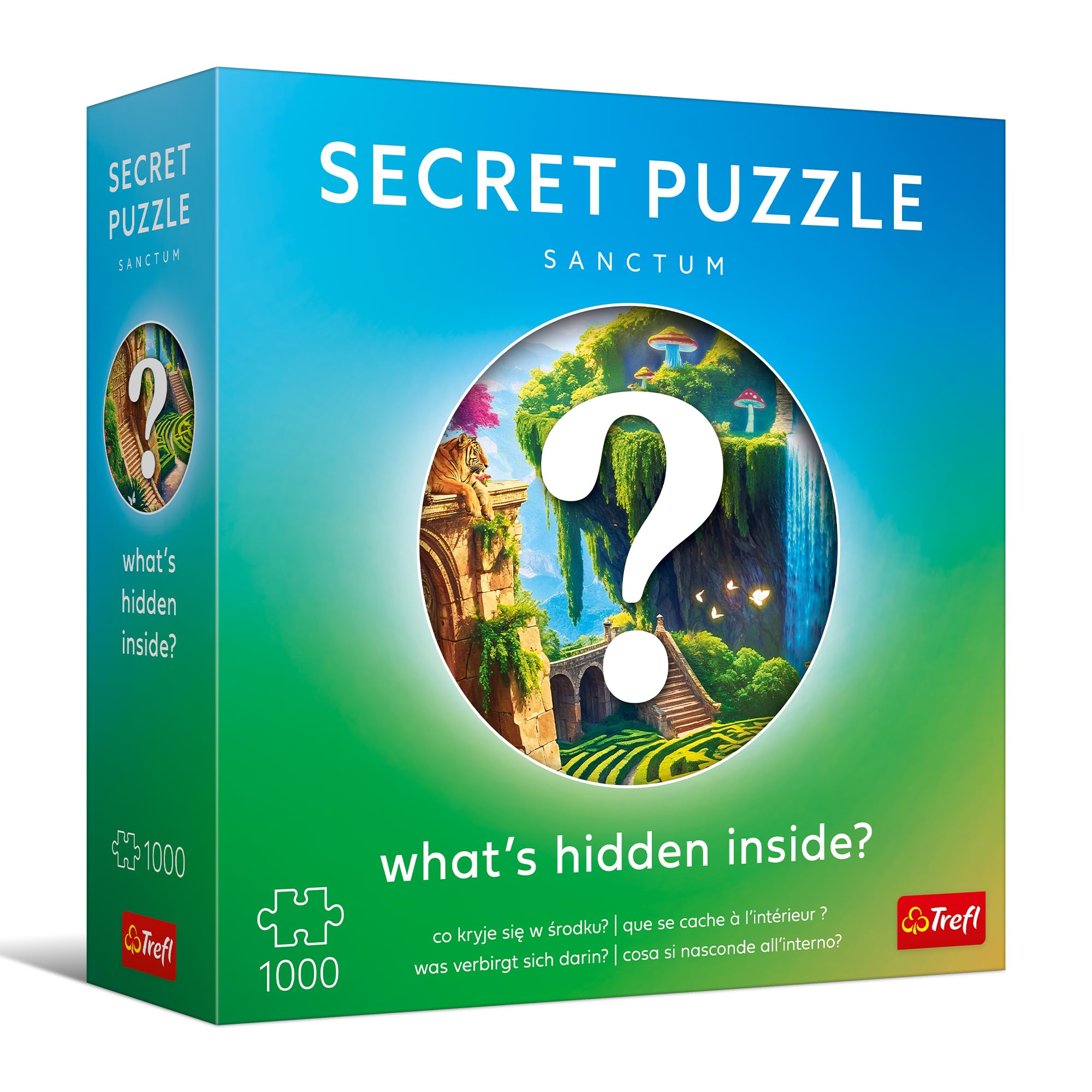 Trefl - Puzzle 1000 Elementów, Sanctum, Premium Plus, Secret Puzzle | Dla dzieci i dorosłych 14+, Puzzle Niespodzianka, wysokiej jakości, precyzyjnie dopasowane, idealny prezent