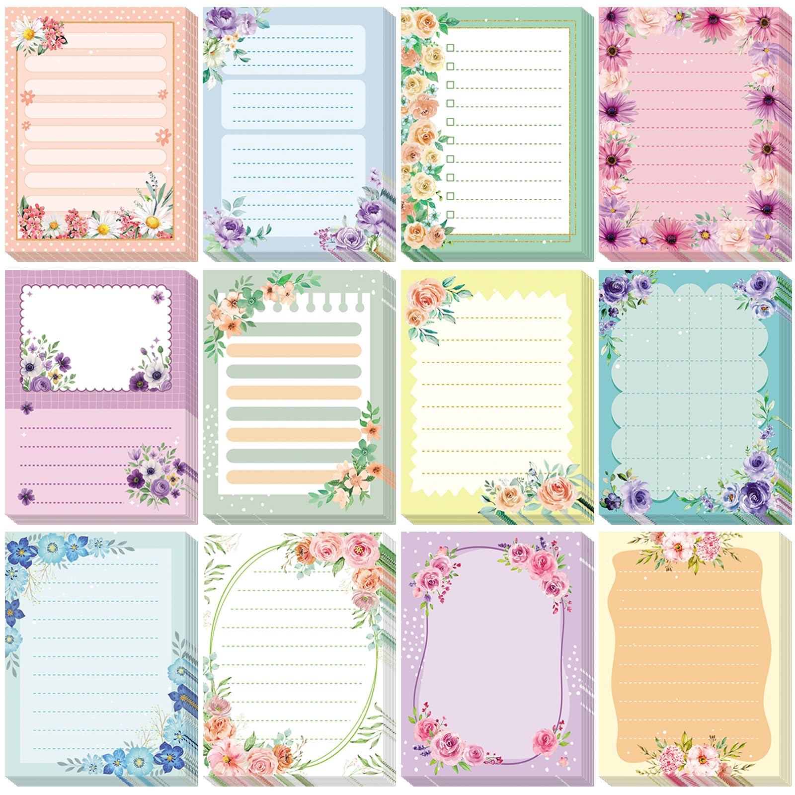 Blocs de notes adhésives fleur pour ne plus oublier vos rappels importants - 8