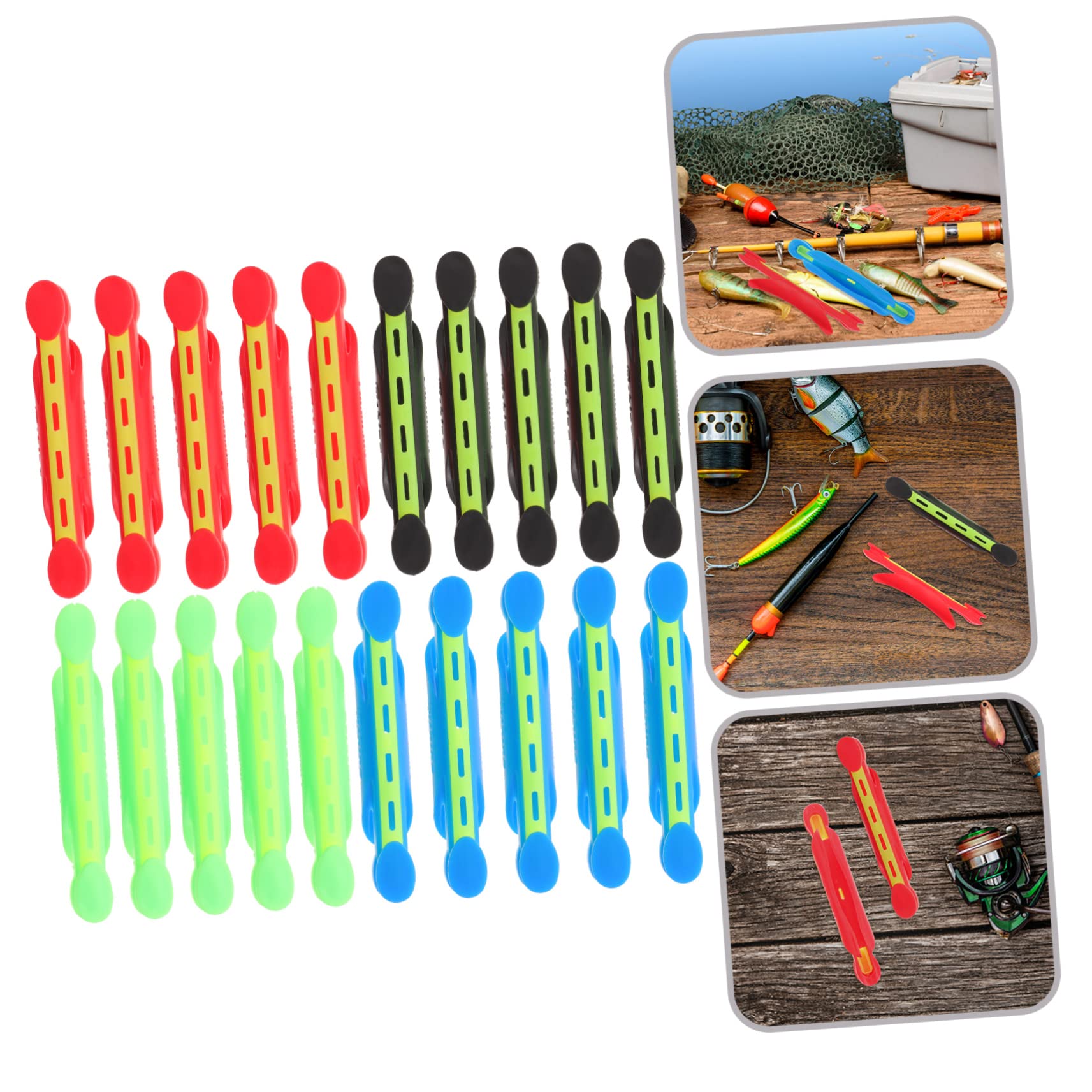 Yardwe 60pcs Fishing Line Winder Cards Lightweight Fishing Cord Winding Board Accessories for Management for All Enthusiasts