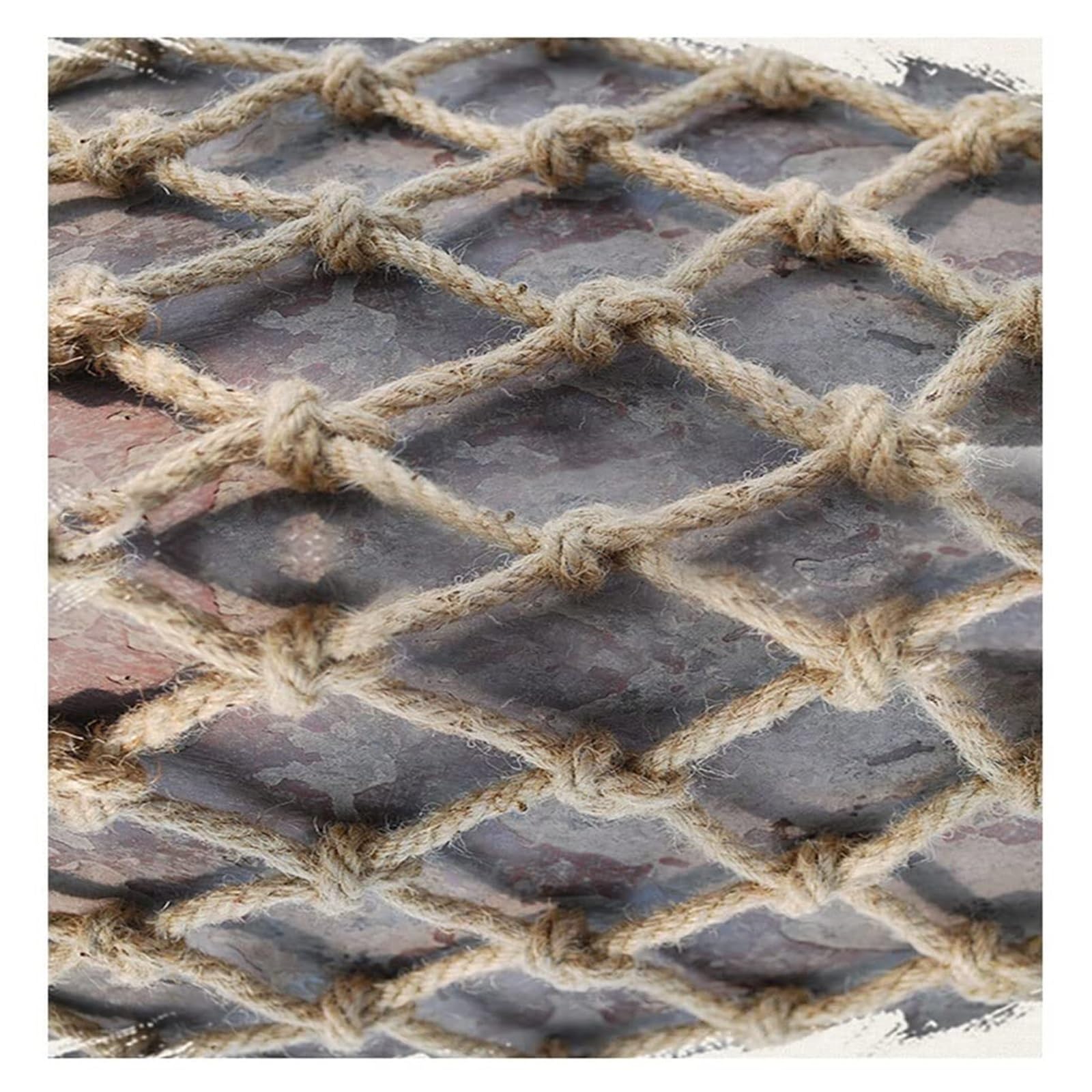 safety net Safety Hemp Rope Net Kids Climbing Safe Nets Tree House Climb Balcony Stairs Garden Playground Protection (12mm) railings(3 * 3m)