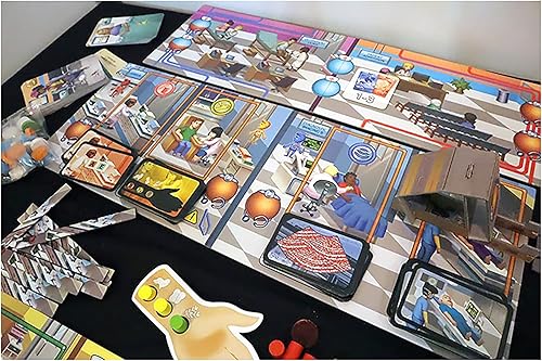 Miniatura 4 de Artipia Games Artipiagames Rush M.D.: Juego de mesa cooperativo de expansión de la UCI, colocación de trabajadores, estrategia, edades 14+, 1-4