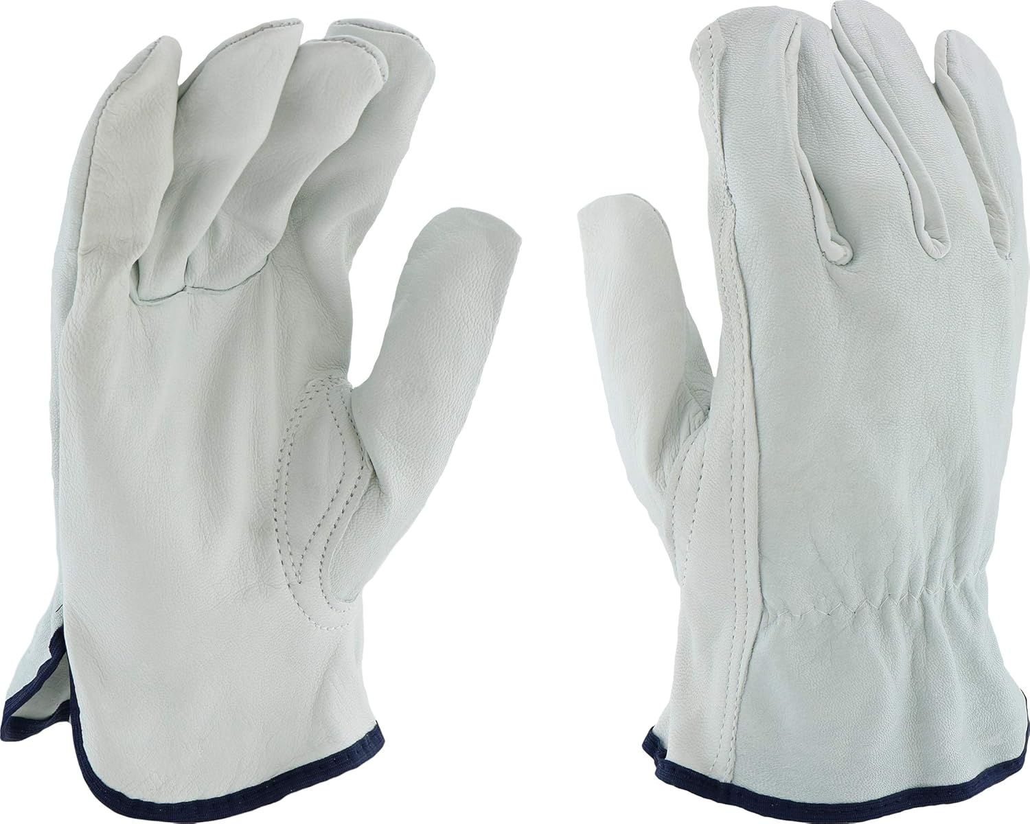 West Chester 991K Goatskin Leather Gloves Small, Keystone Thumb, Shirred Elastic Wrist and Gunn Cut